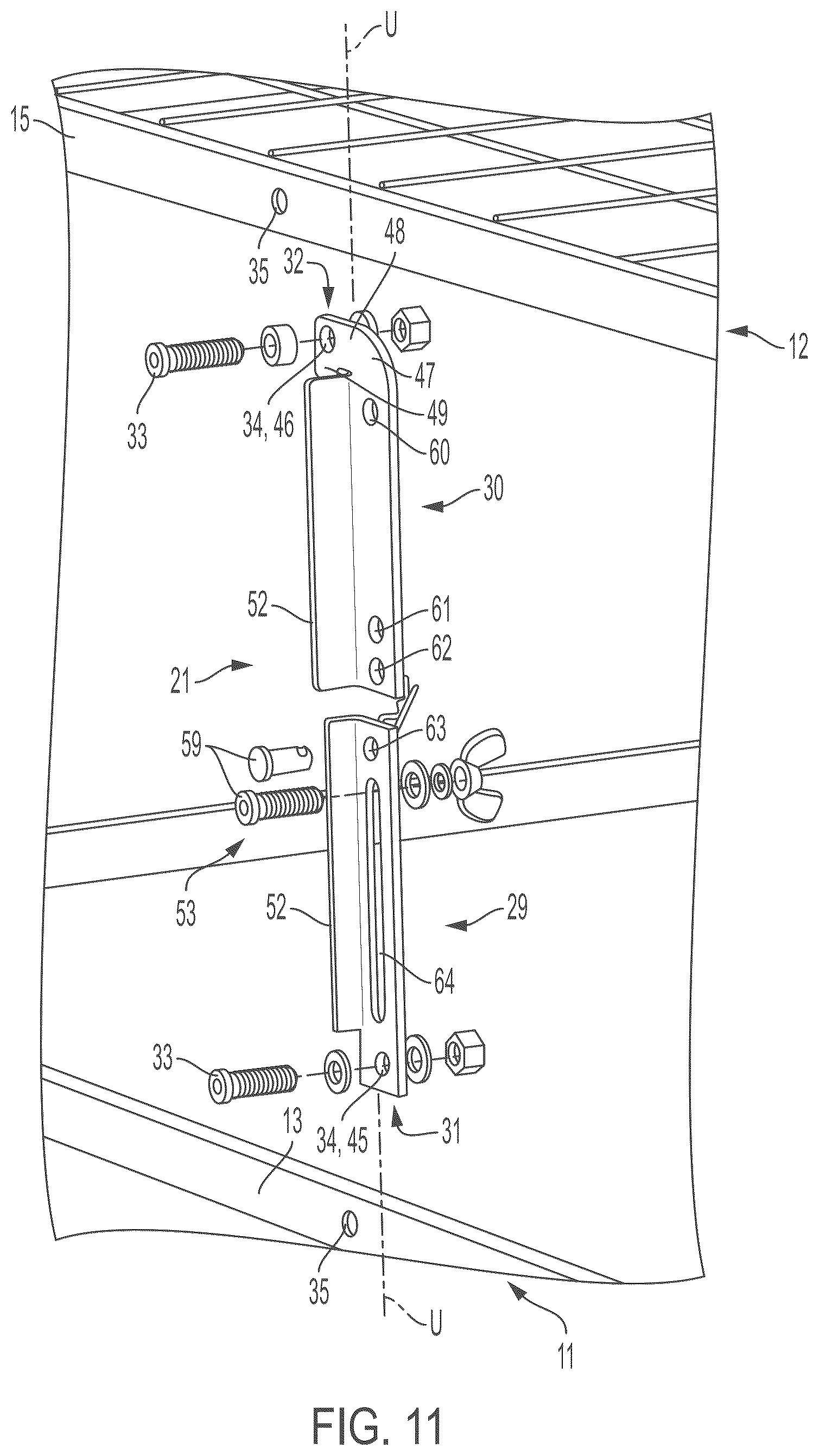 Patent US12318009 Figure 11 – Foldable mattress foundation