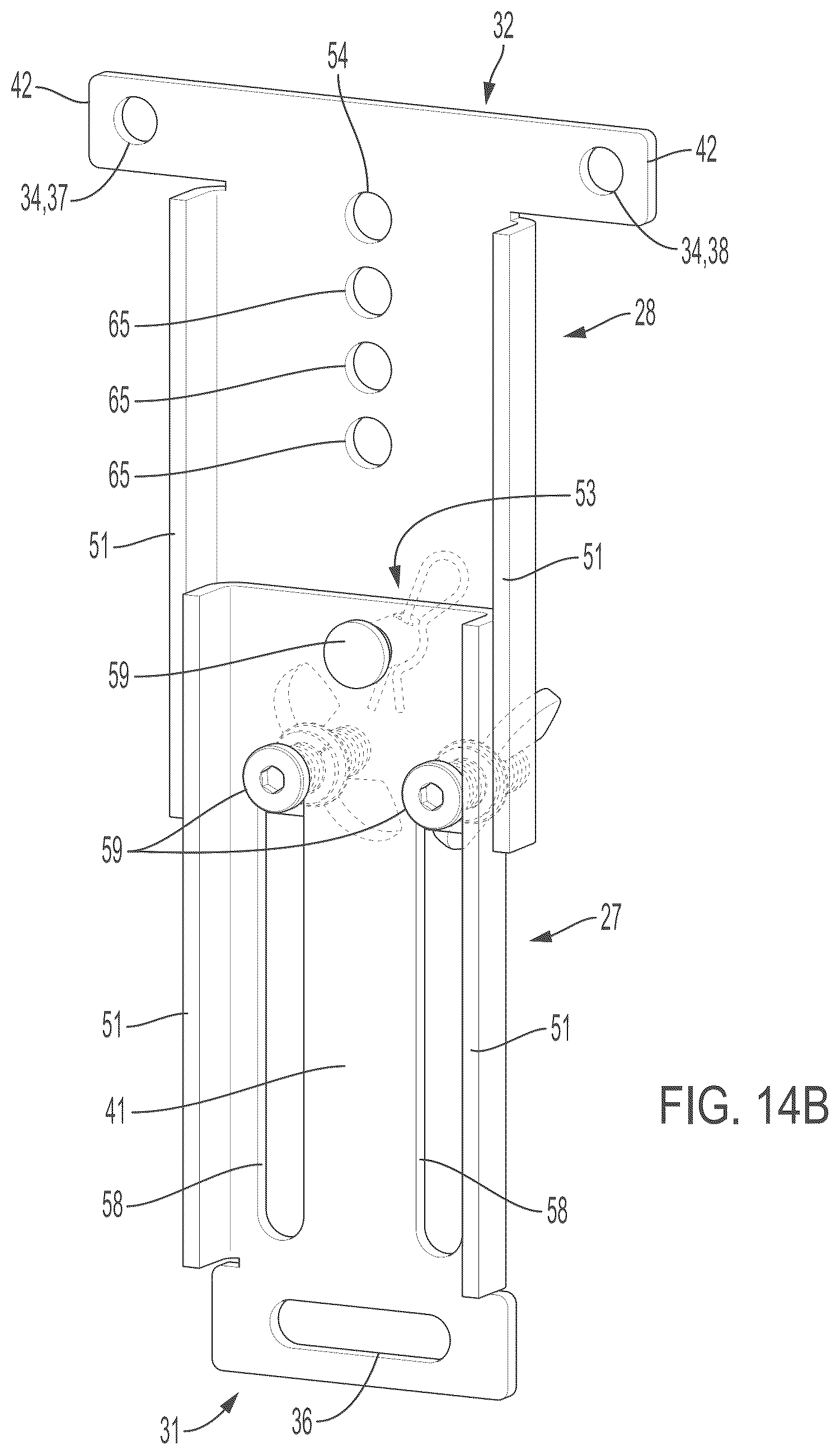 Patent US12318009 Figure 14 – Foldable mattress foundation