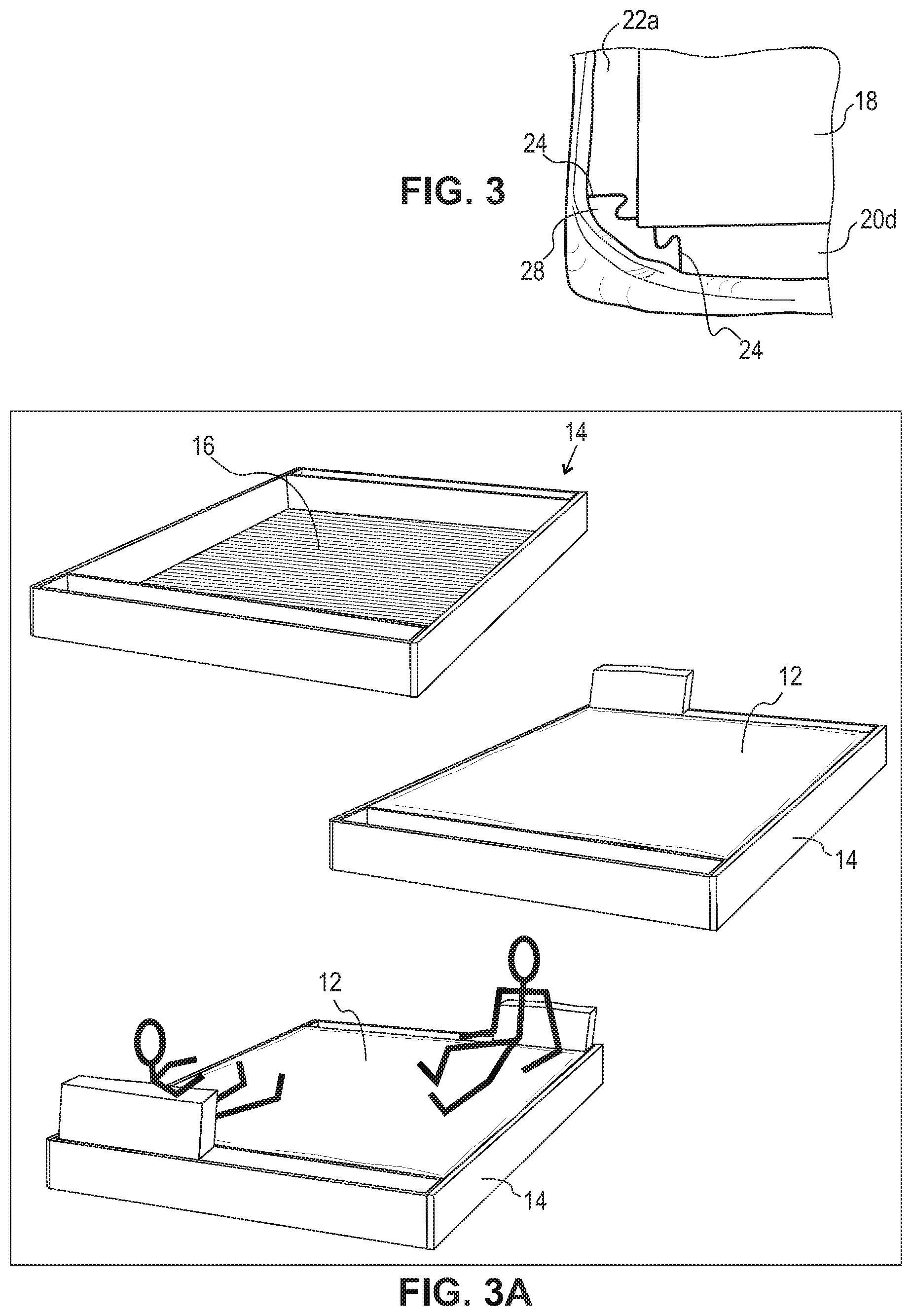 Patent US12318011 Figure 3 – Customizable mattress