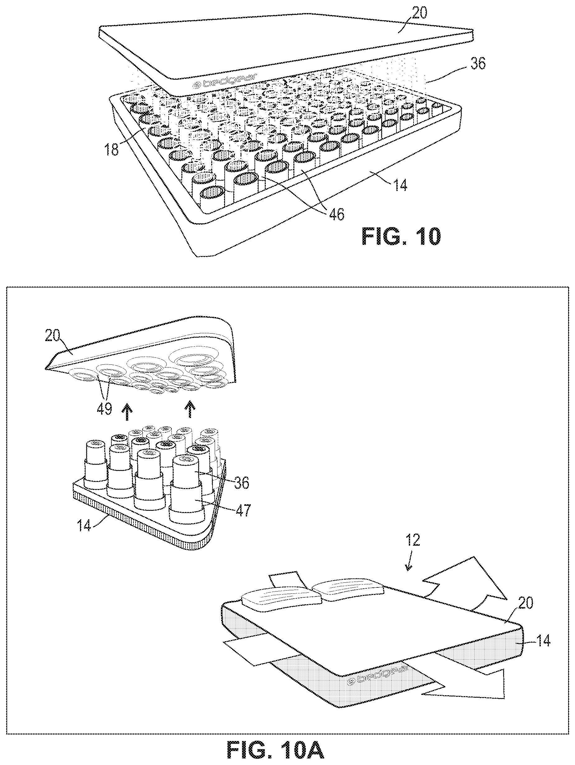 Patent US12318011 Figure 8 – Customizable mattress