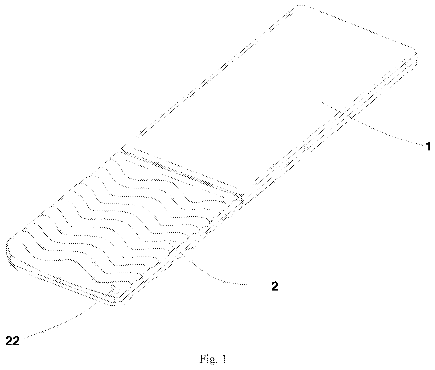 Patent US12318012 Figure 1 – Inflatable cushion