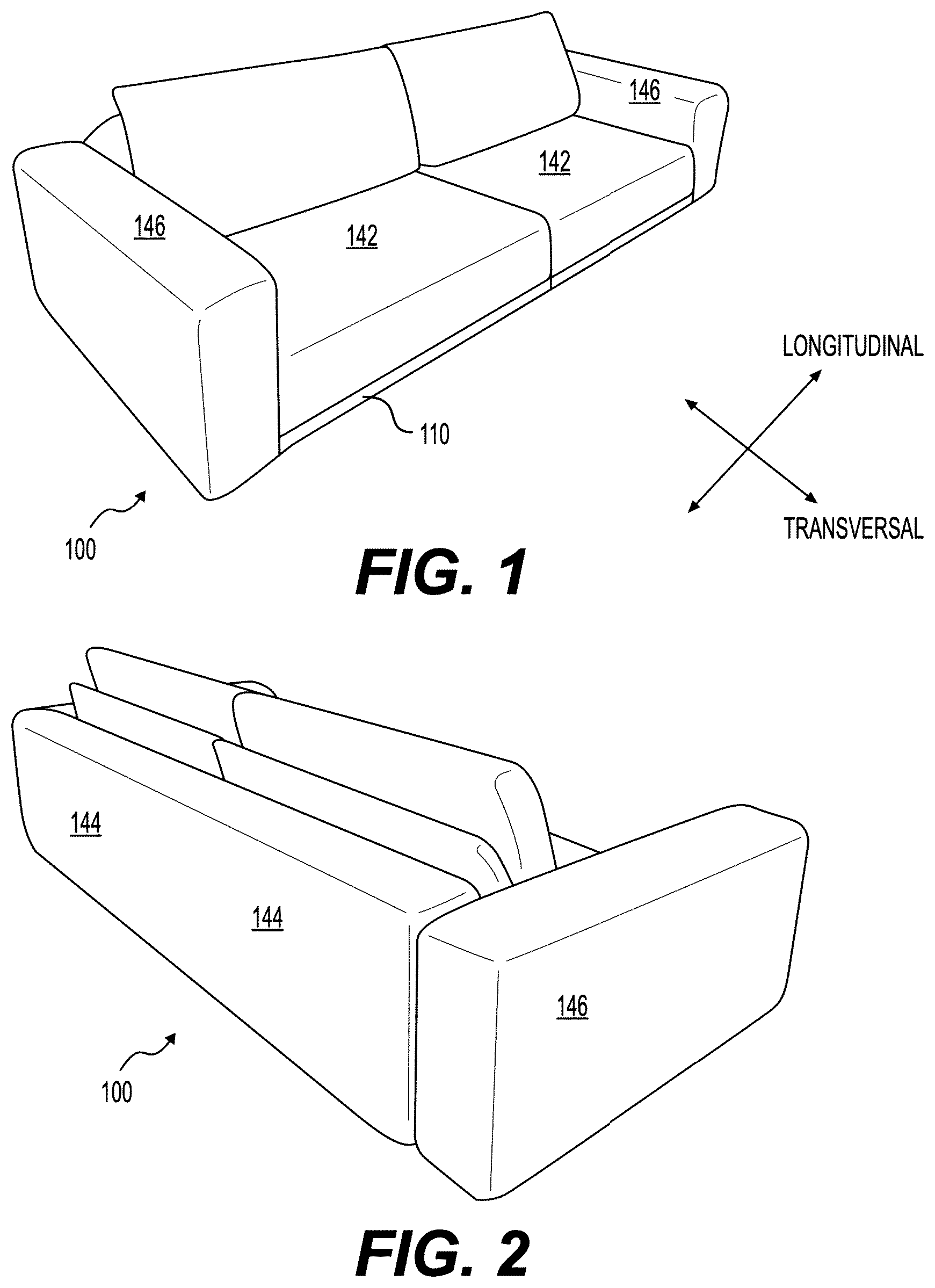 Patent US12318014 Figure 1 – Encapsulated spring for cushion