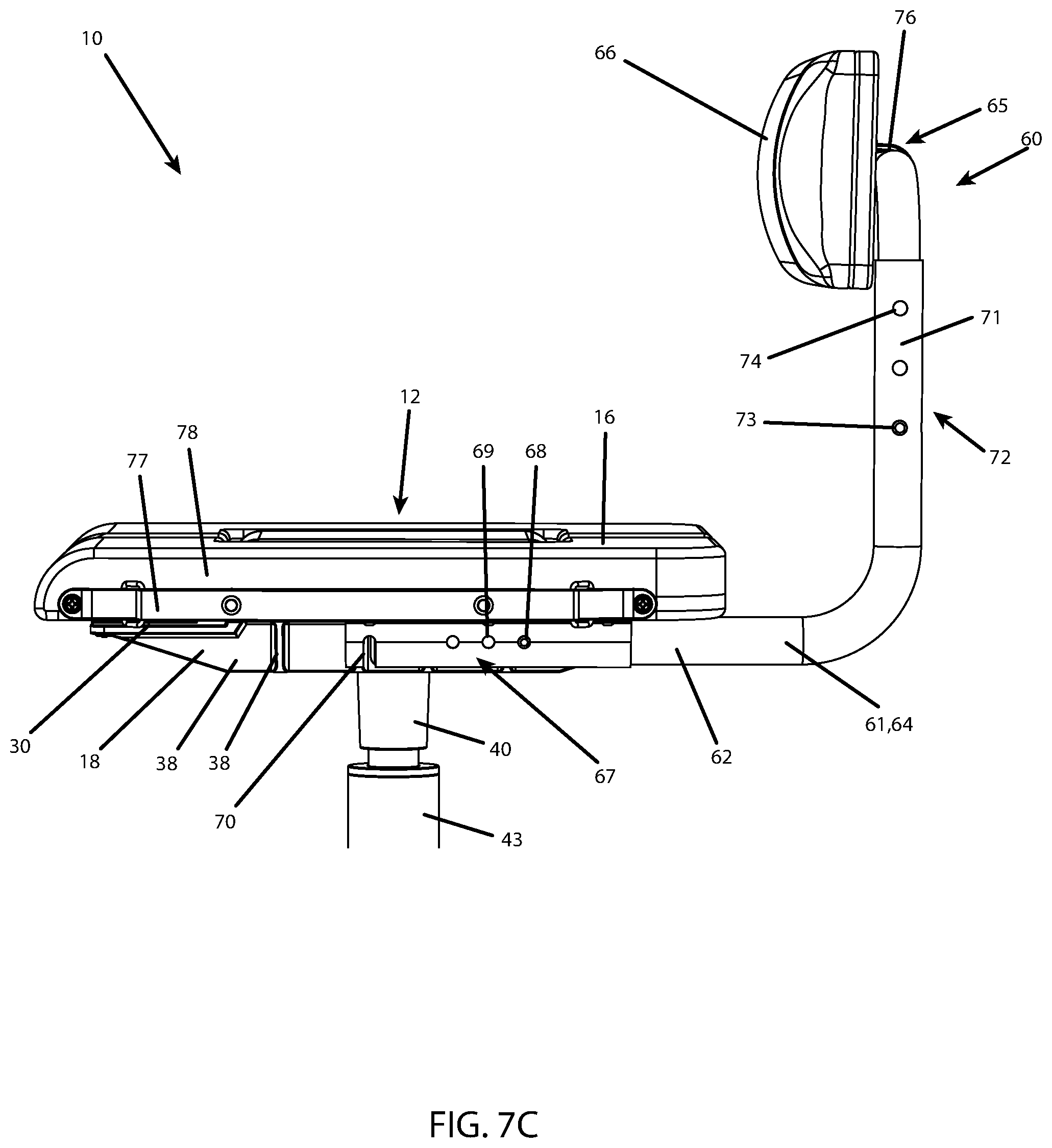 Patent US12318015 Figure 16 – Lightweight collapsible stool
