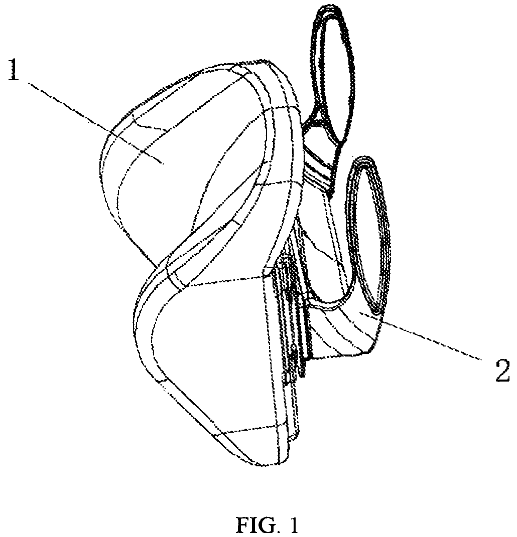 Patent US12318016 — Car seat neck pillow with clamping and fixing structure — Figure 1