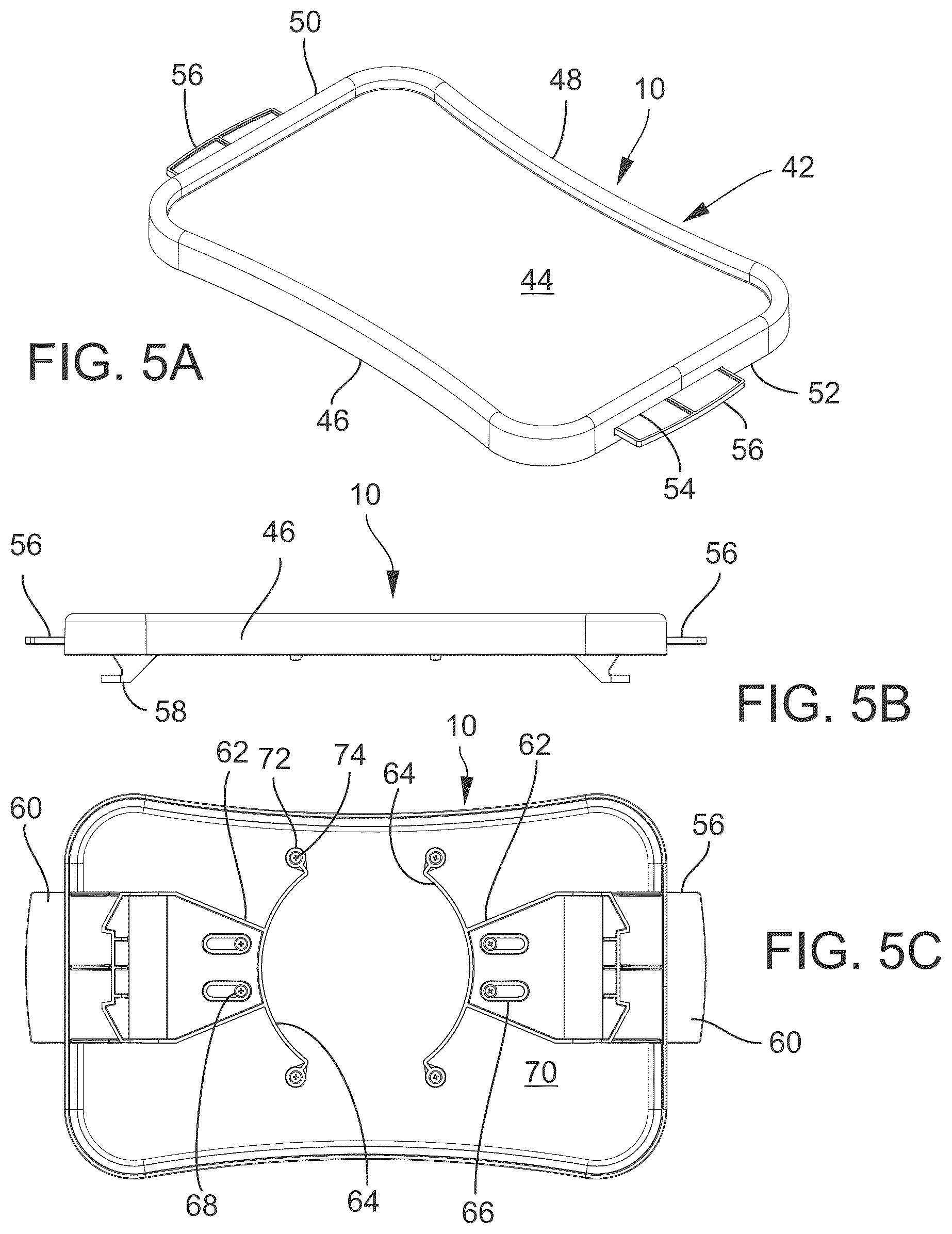 Patent US12318017 Figure 5 – Tray with integral mechanism