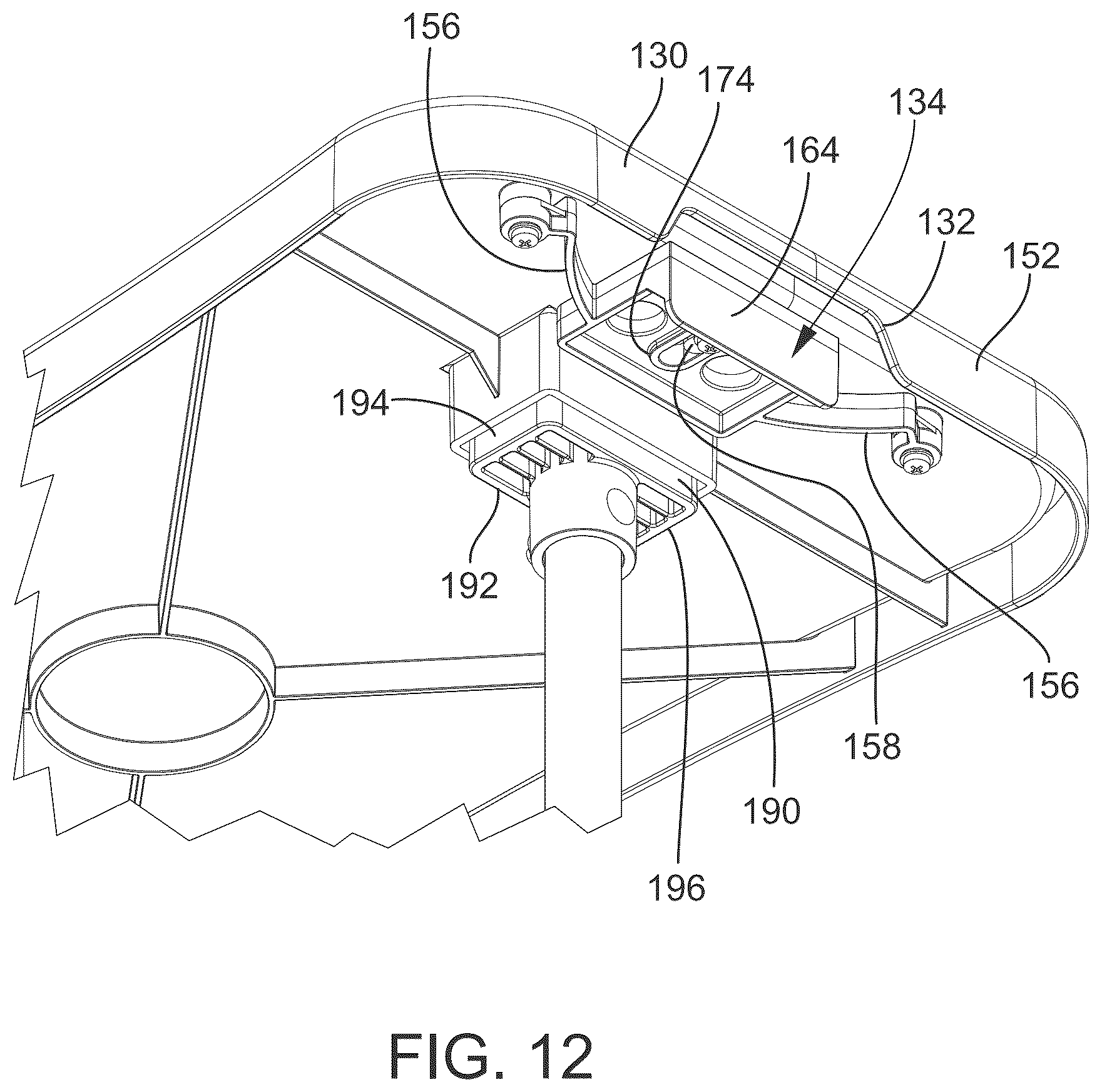 Patent US12318017 Figure 12 – Tray with integral mechanism