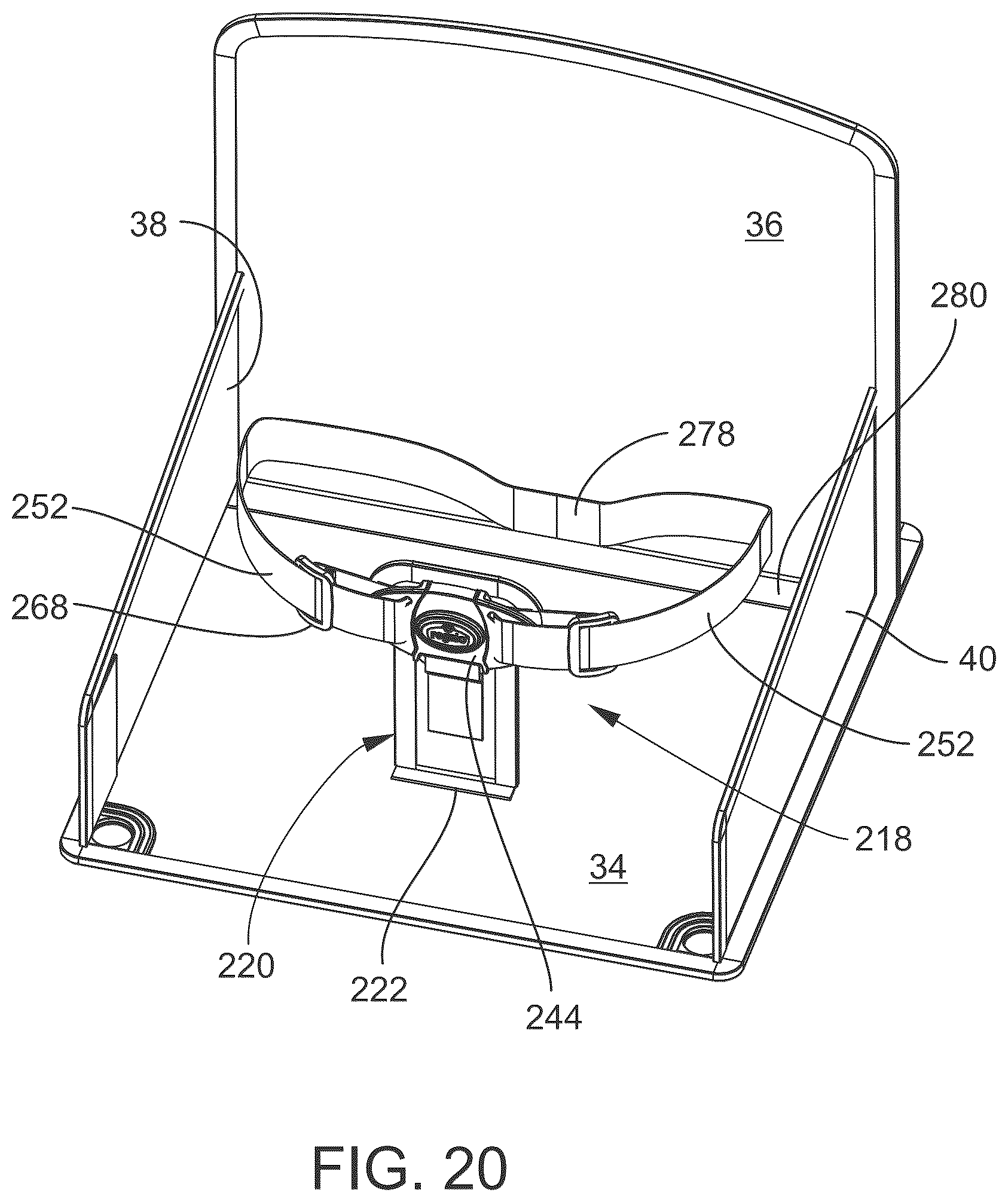 Patent US12318017 Figure 20 – Tray with integral mechanism