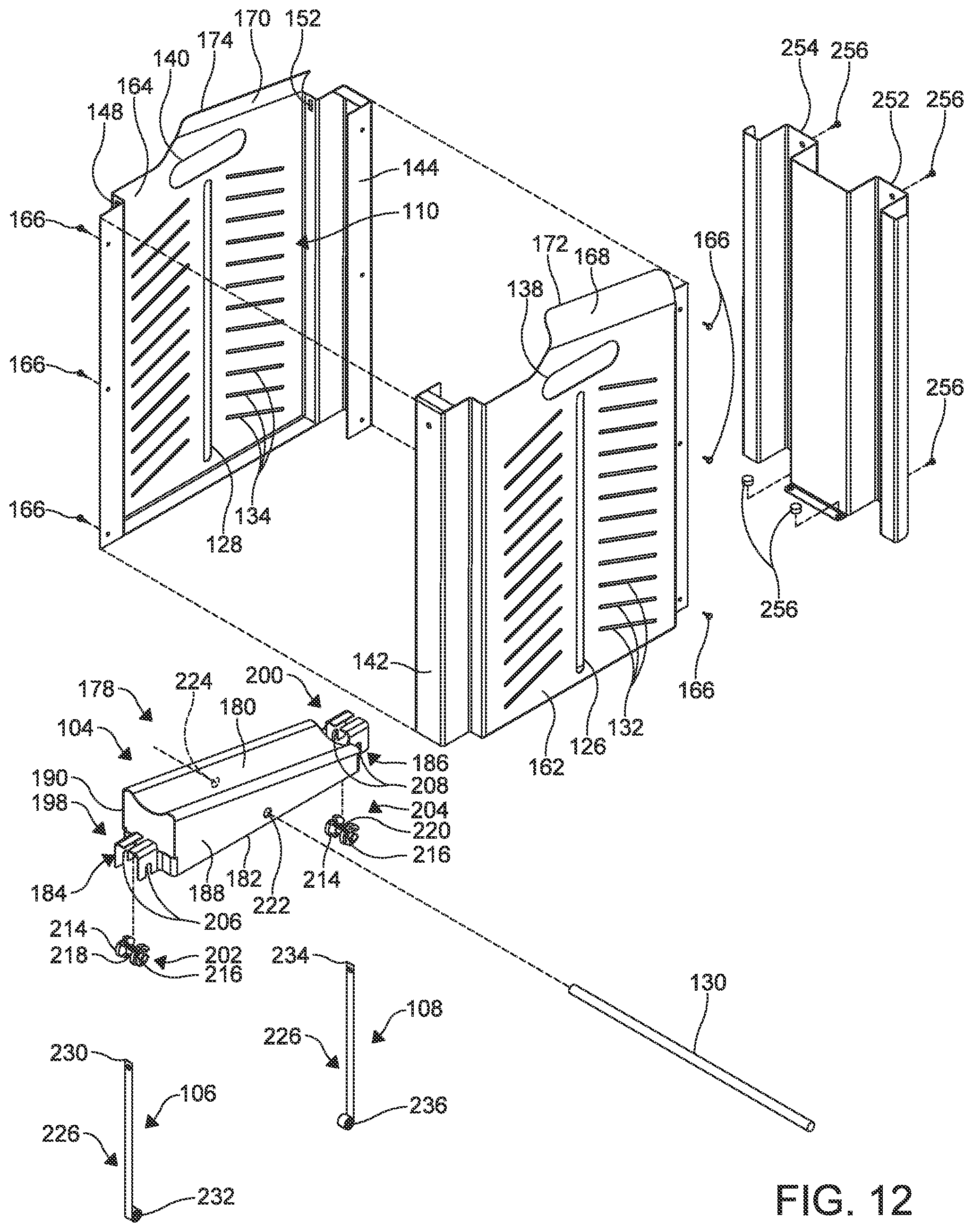 Patent US12318018 Figure 5 – Container for retaining and dispensing items