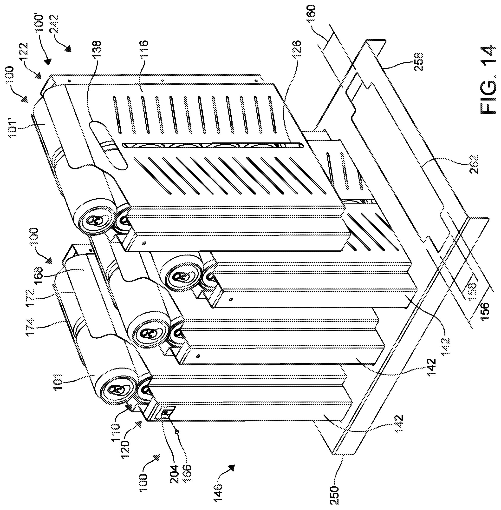 Patent US12318018 Figure 7 – Container for retaining and dispensing items