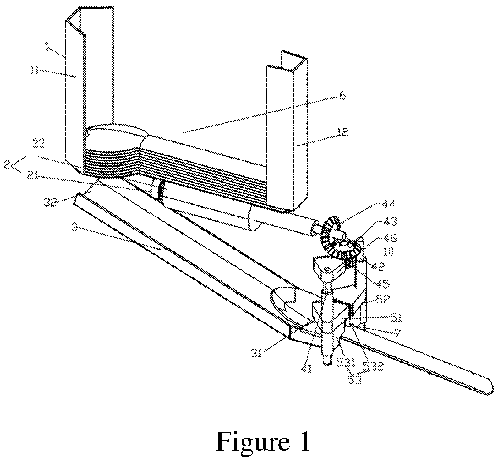 Patent US12318019 Figure 1 – Tableware feeding device