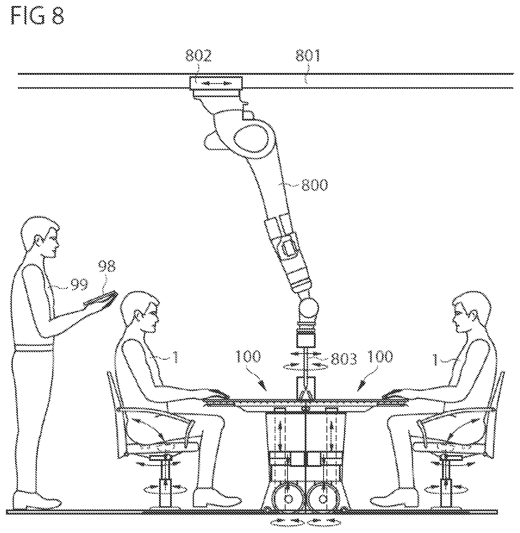 Patent US12318020 Figure 6 – Event furniture