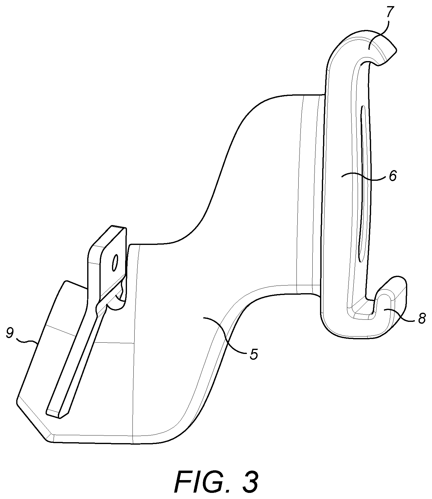 Patent US12318021 Figure 2 – Bracket for use with open display refrigerators