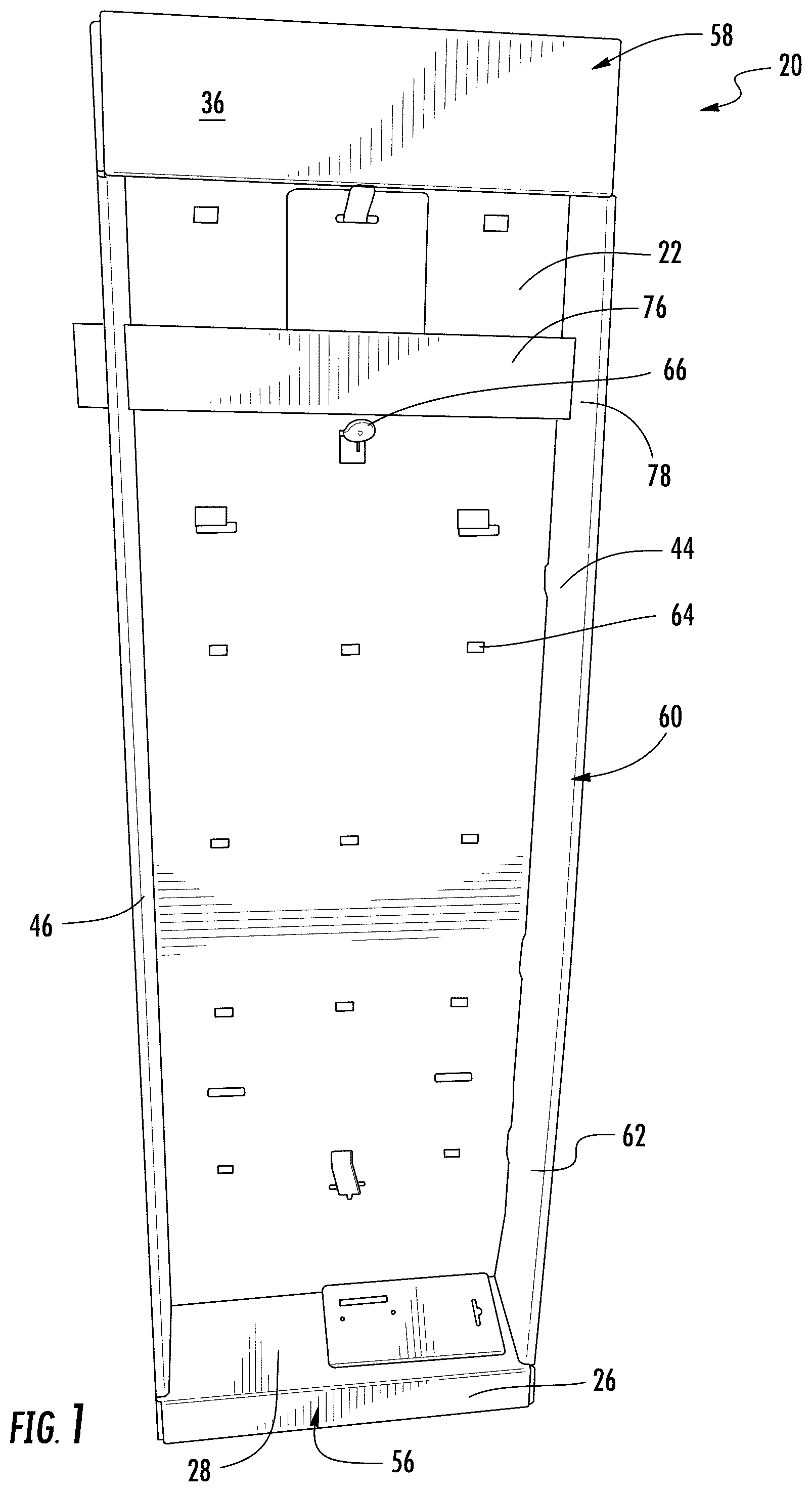 Patent US12318023 — Retail product package and display — Figure 1