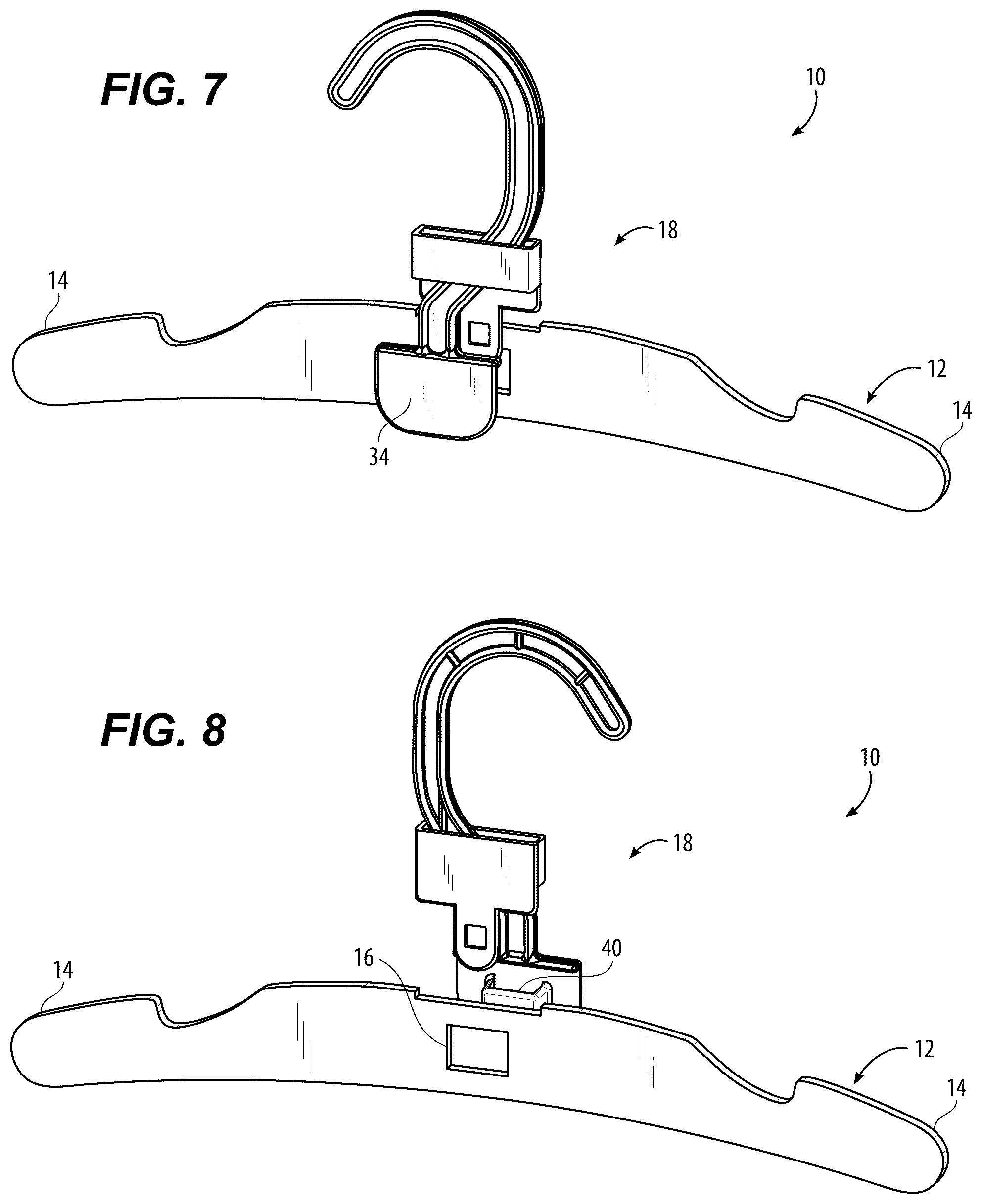 Patent US12318027 Figure 4 – Plastic hook for paper hanger