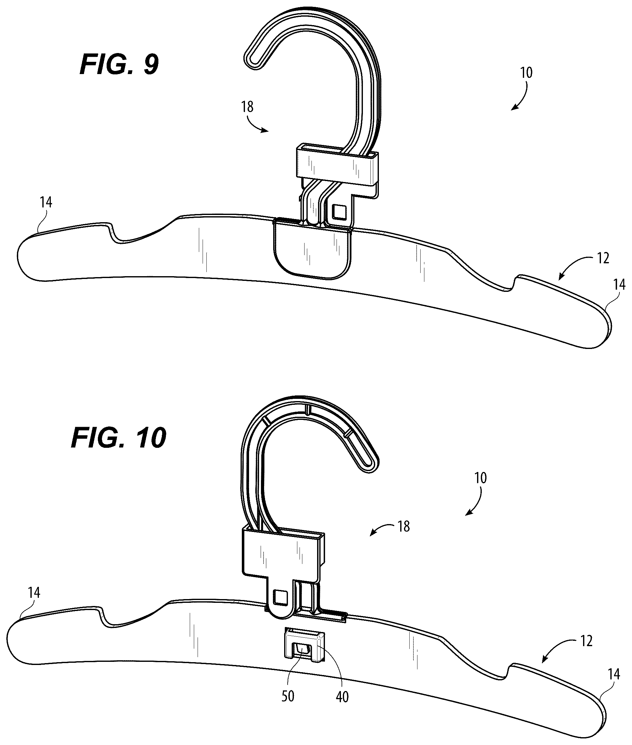 Patent US12318027 Figure 5 – Plastic hook for paper hanger