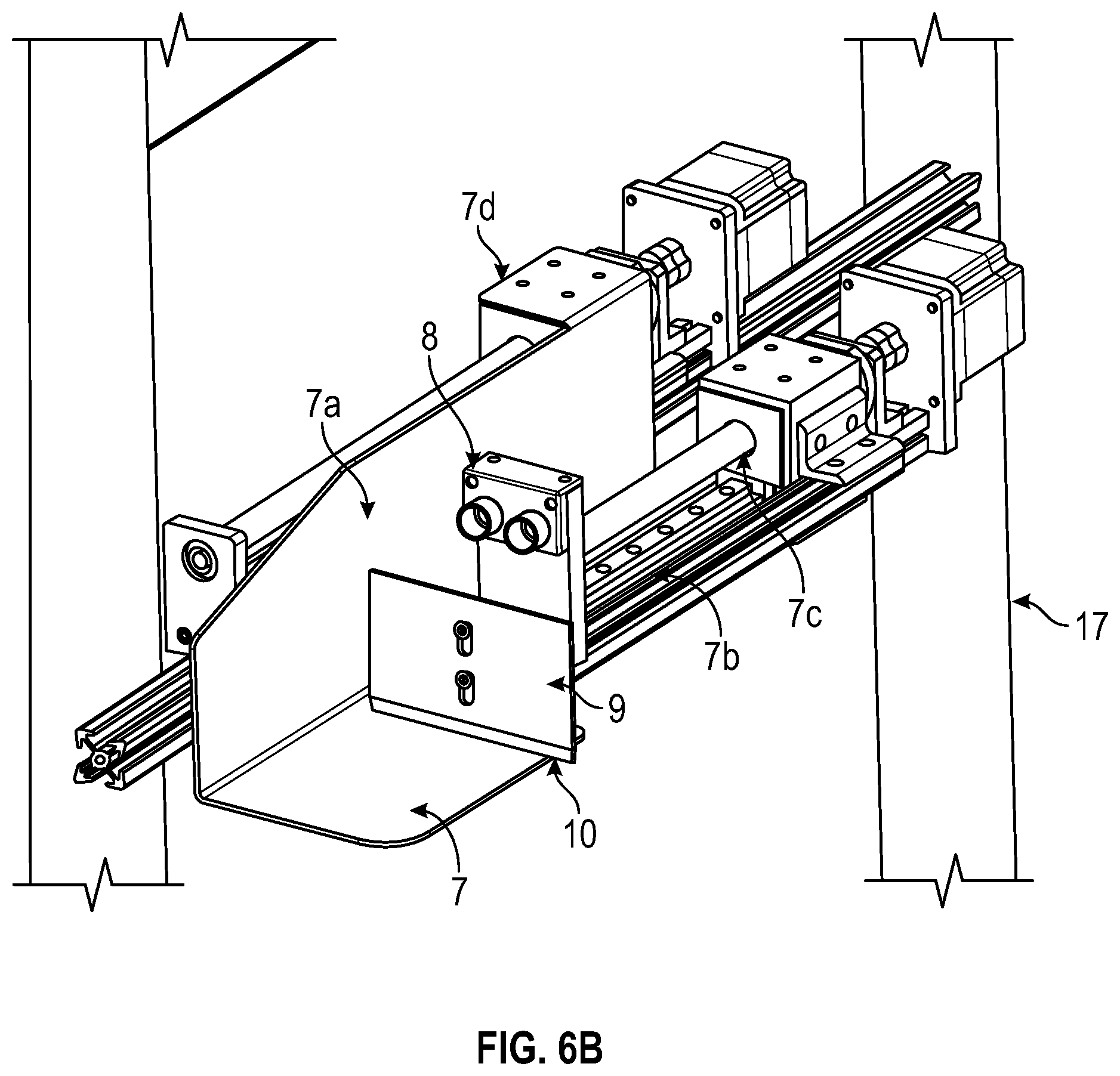 Patent US12318033 Figure 7 – Nitro/cold brew automated robotic kiosk with contactless technology