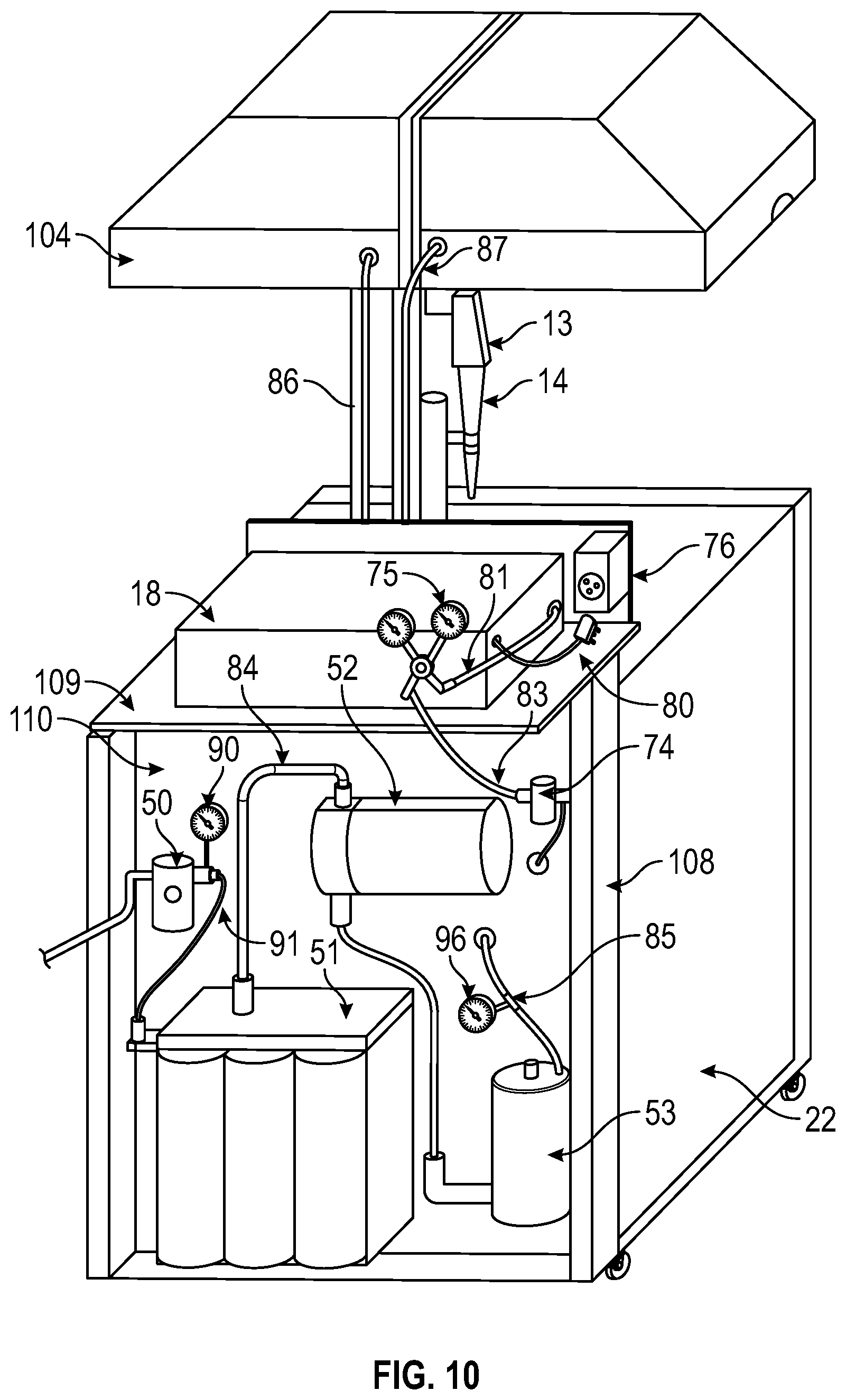 Patent US12318033 Figure 13 – Nitro/cold brew automated robotic kiosk with contactless technology