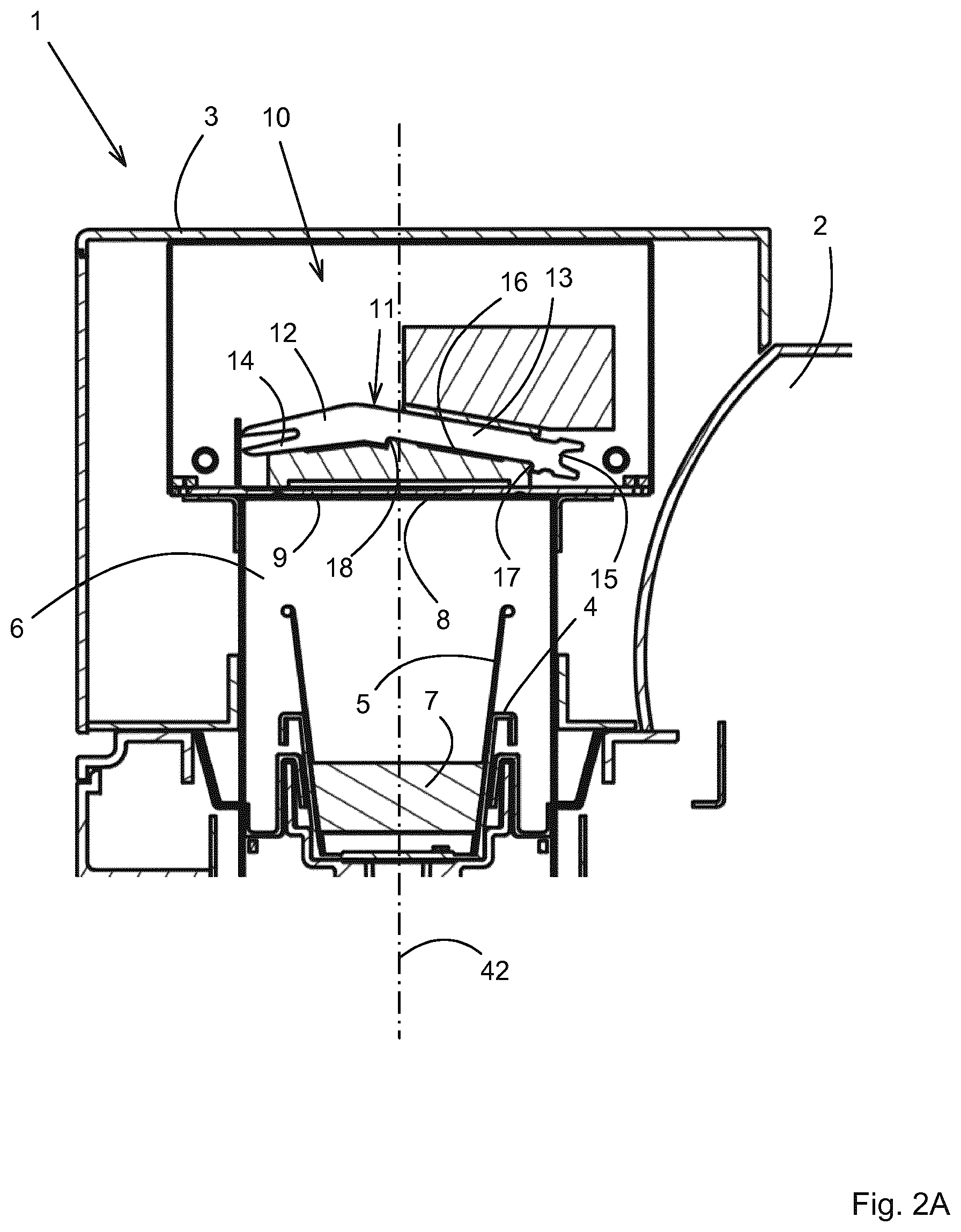 Patent US12318034 Figure 2 – Oven, as well as a method for stirring foodstuff contained in a vessel disposed in the cooking cavity of such an oven