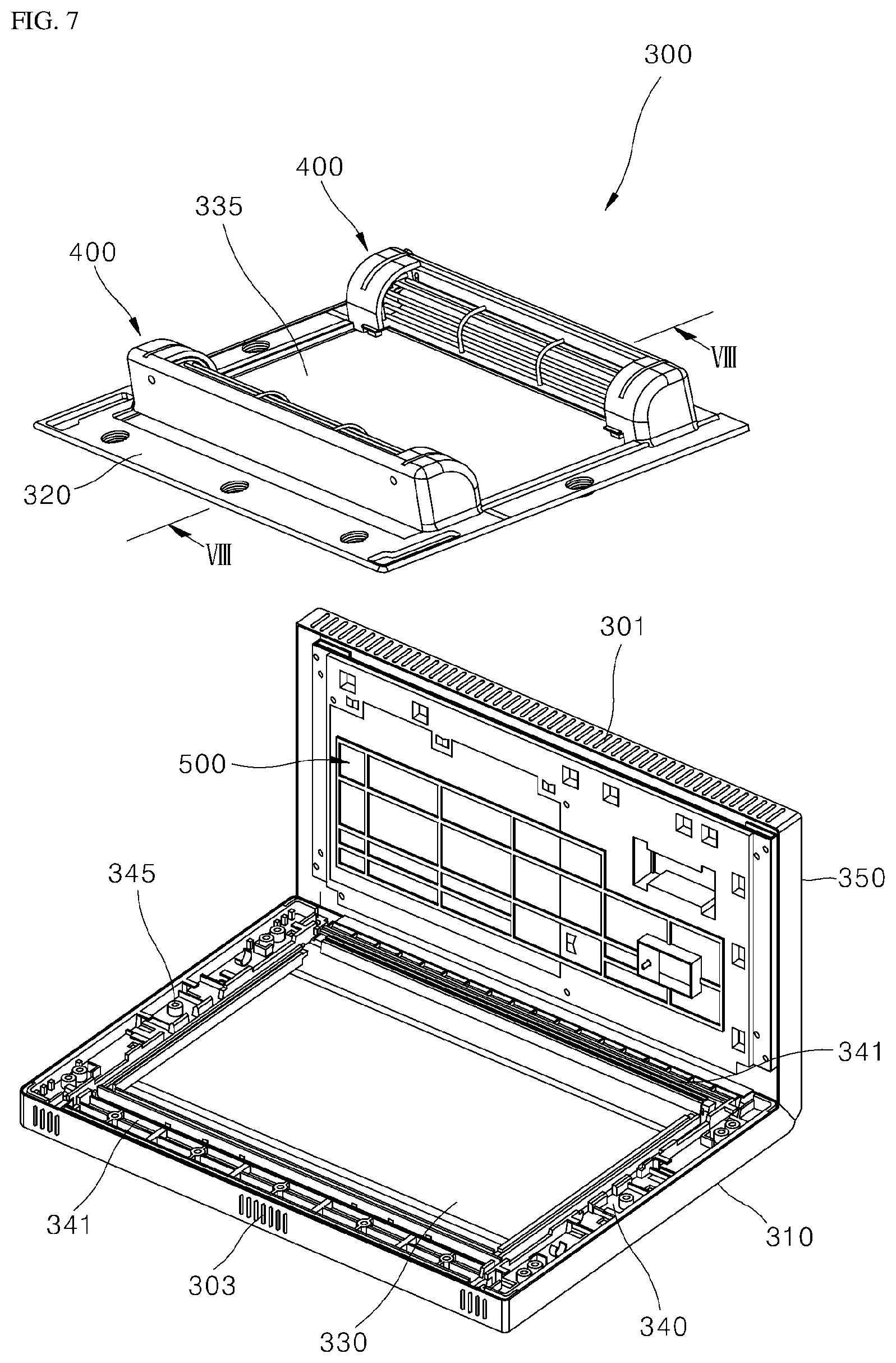 Patent US12318036 Figure 7 – Cooking appliance