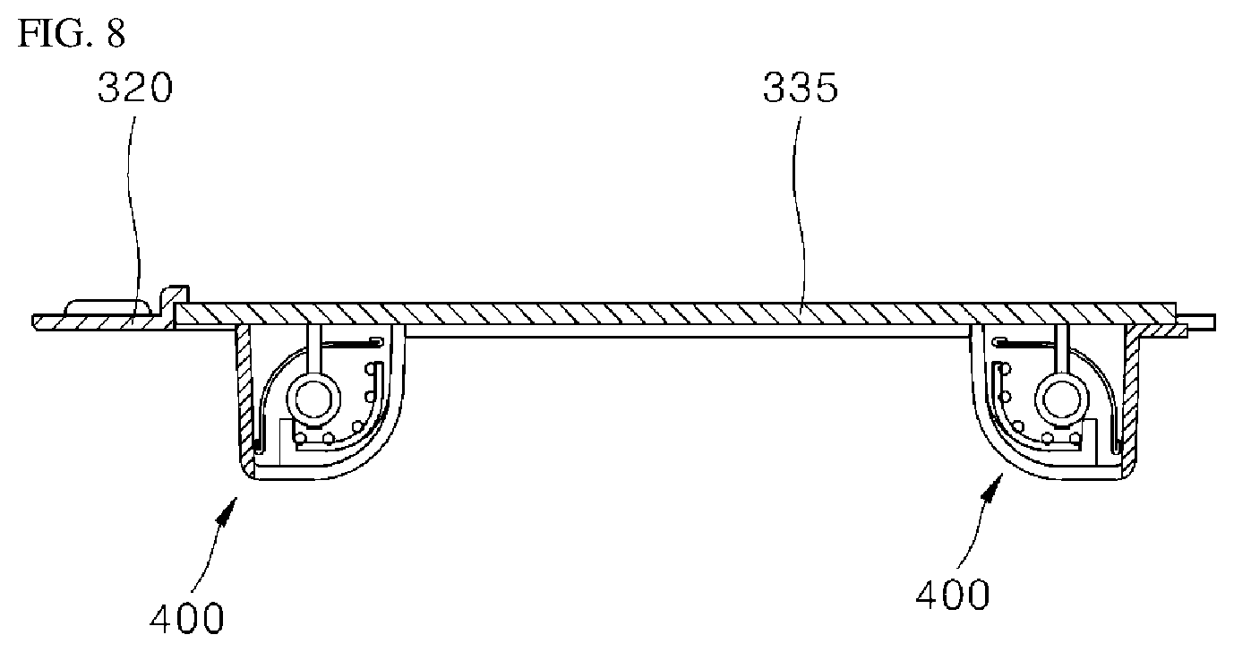 Patent US12318036 Figure 8 – Cooking appliance