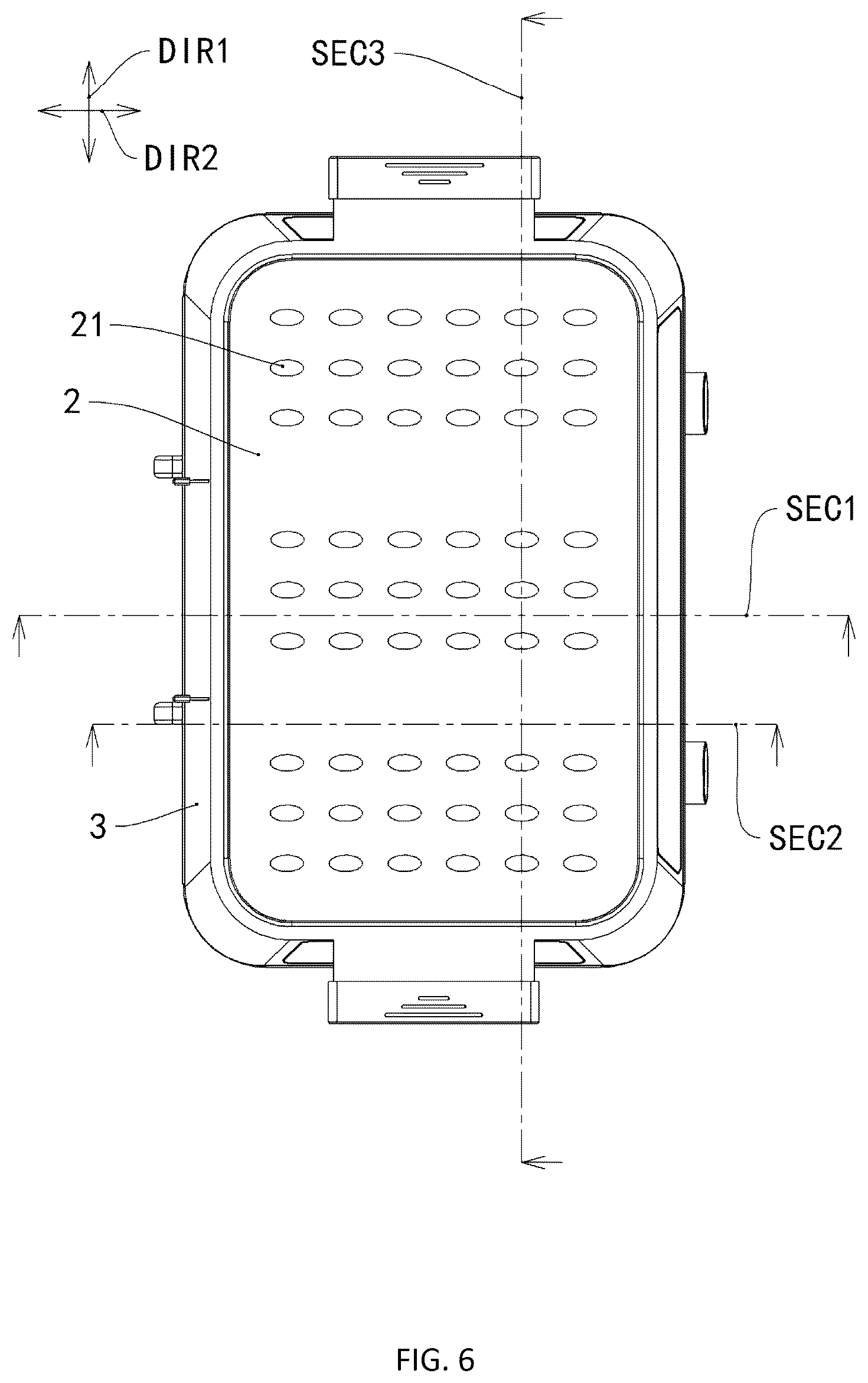 Patent US12318037 Figure 6 – Electric arc grill with oil receiving plate