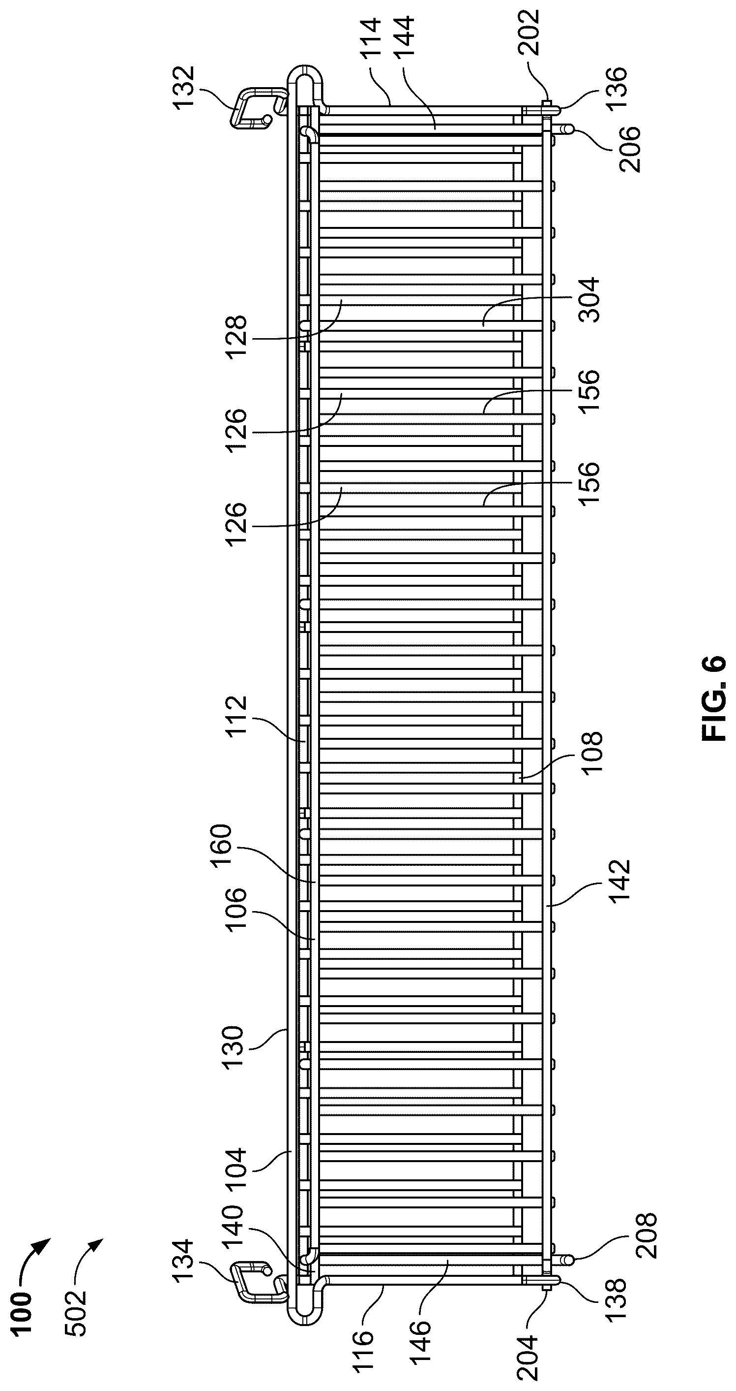Patent US12318039 Figure 6 – Adjustable warming racks for cookboxes of grills