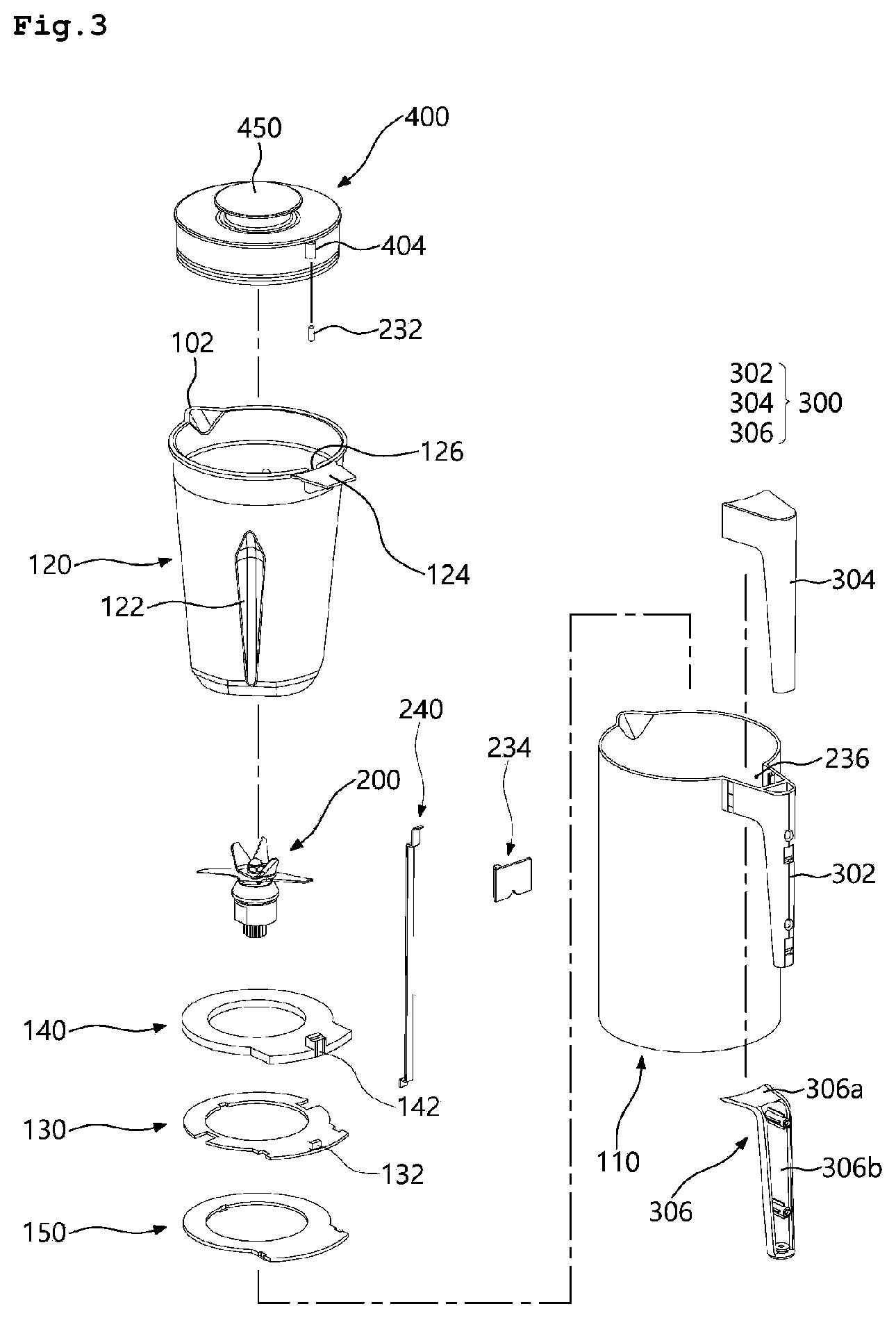 Patent US12318041 Figure 3 – Blender