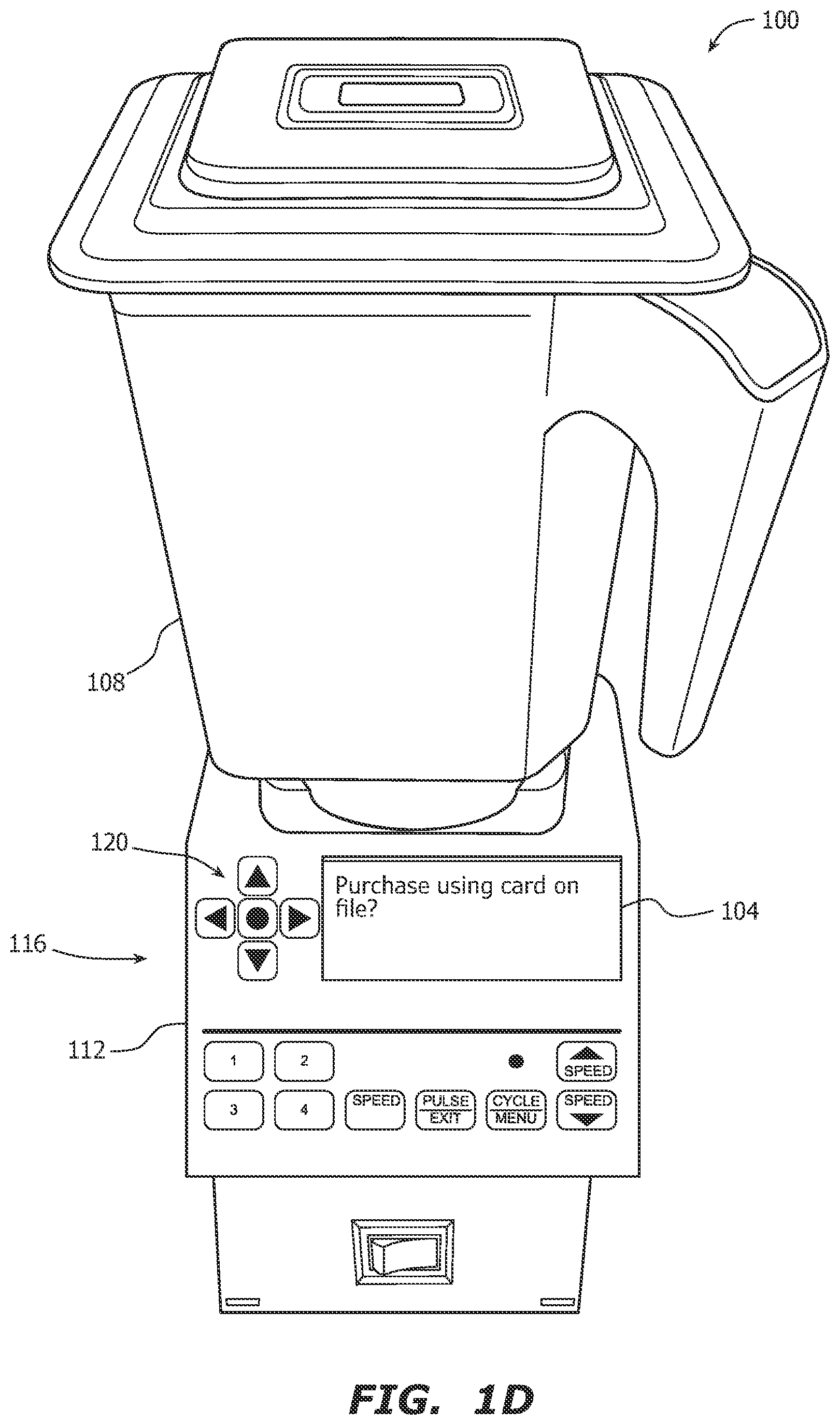 Patent US12318042 Figure 4 – Blender control system
