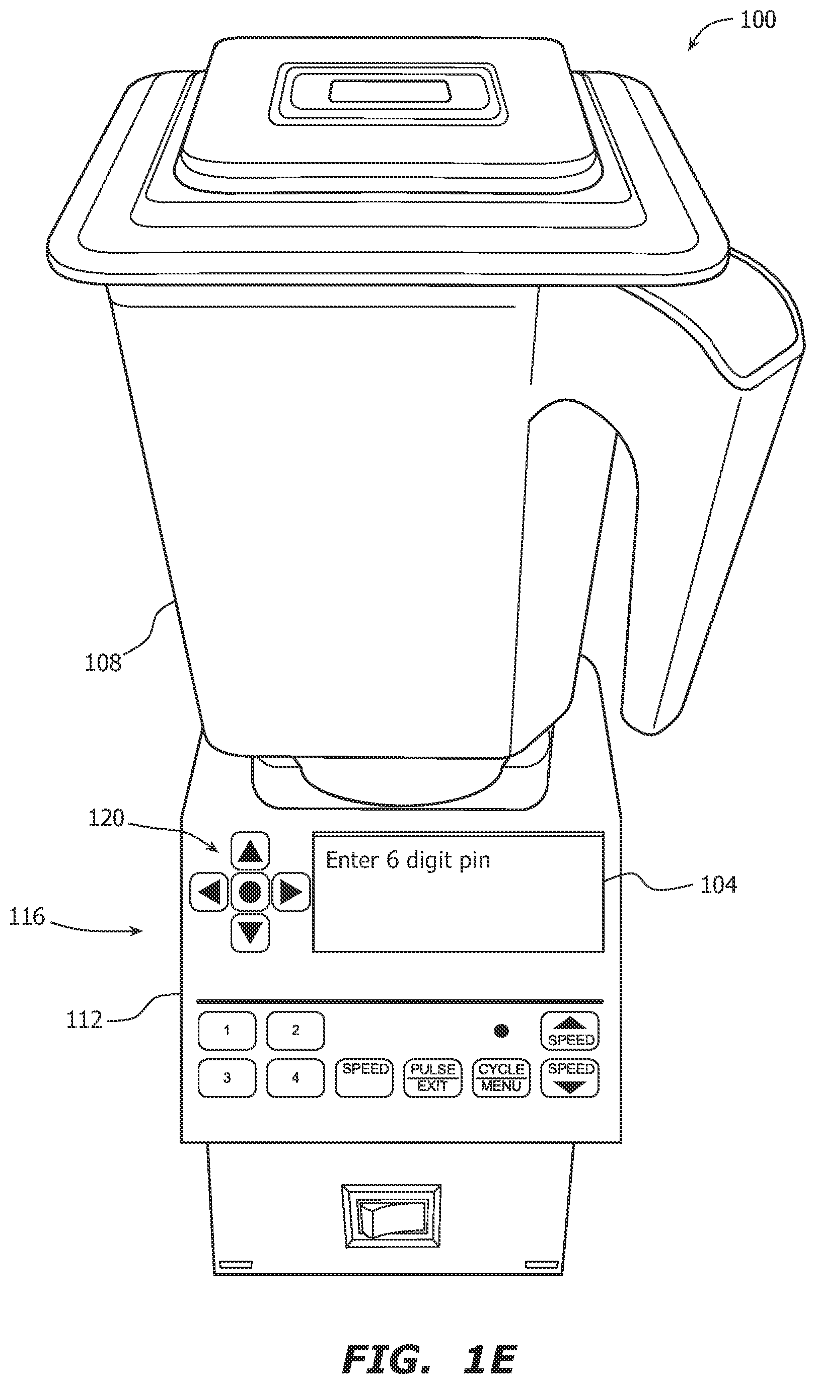 Patent US12318042 Figure 5 – Blender control system