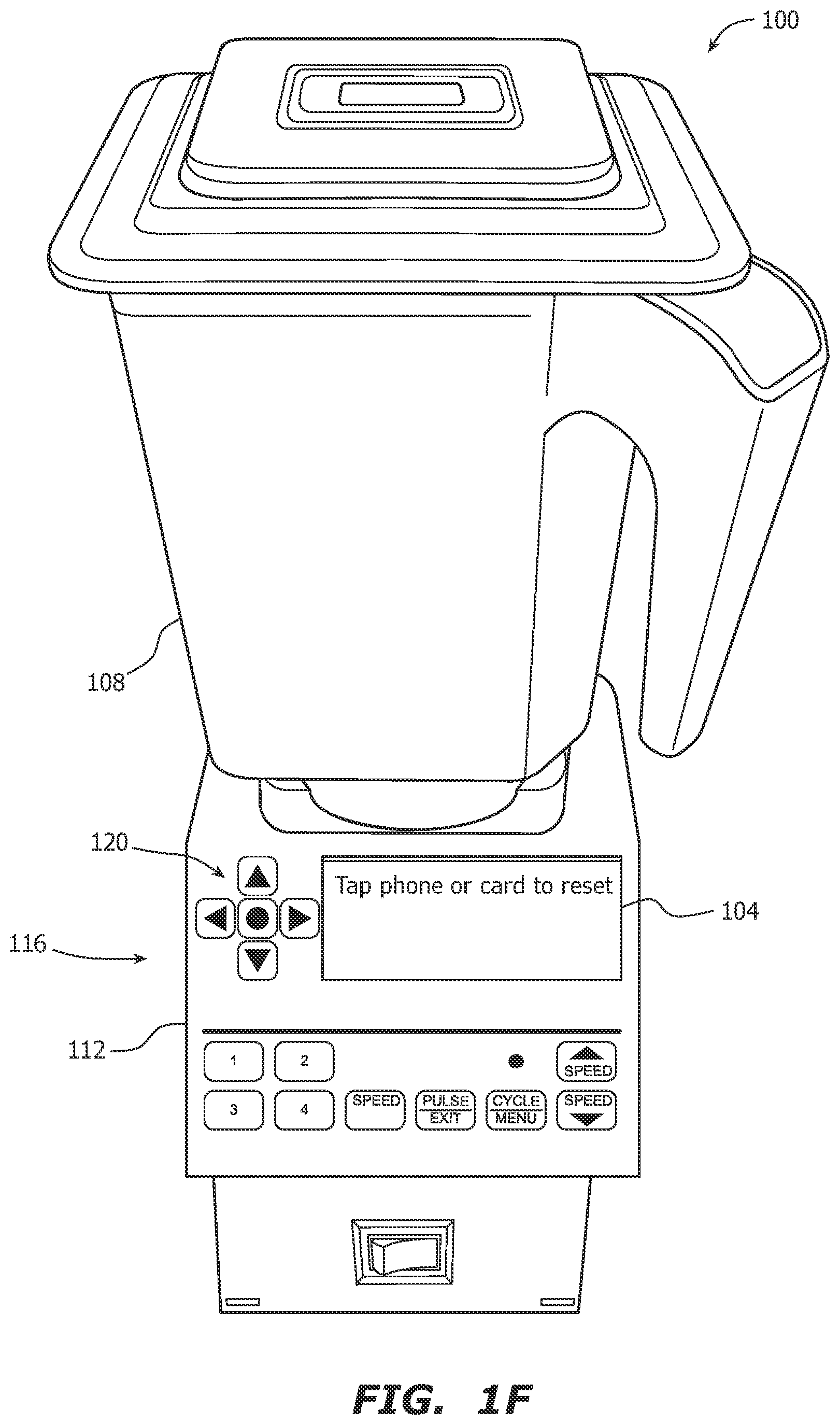 Patent US12318042 Figure 6 – Blender control system