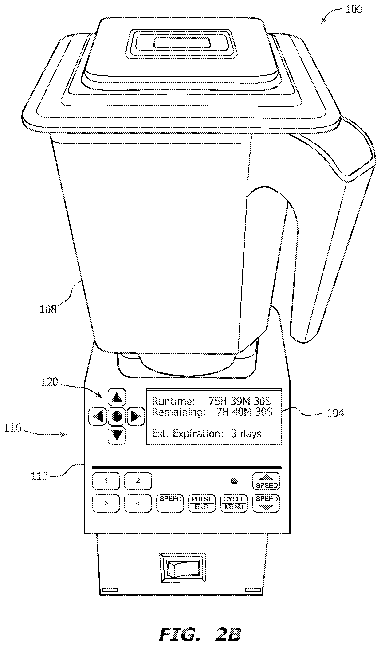 Patent US12318042 Figure 9 – Blender control system