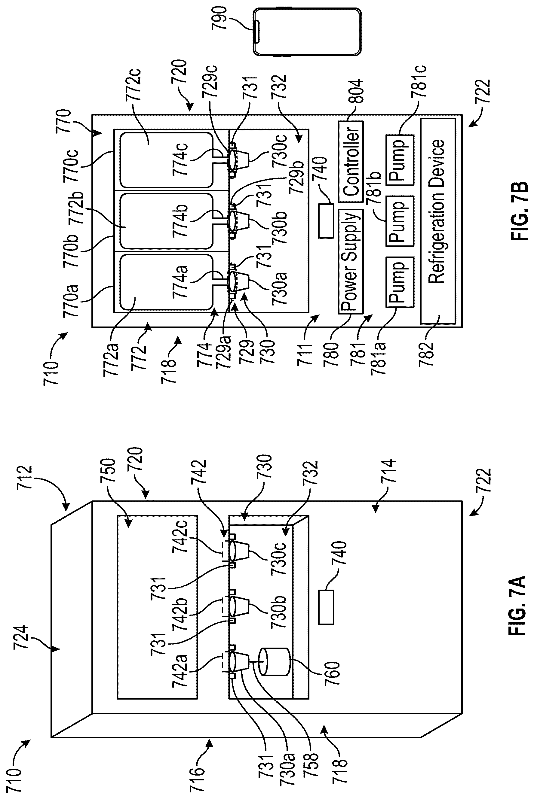 Patent US12318045 Figure 8 – Touchless food dispenser