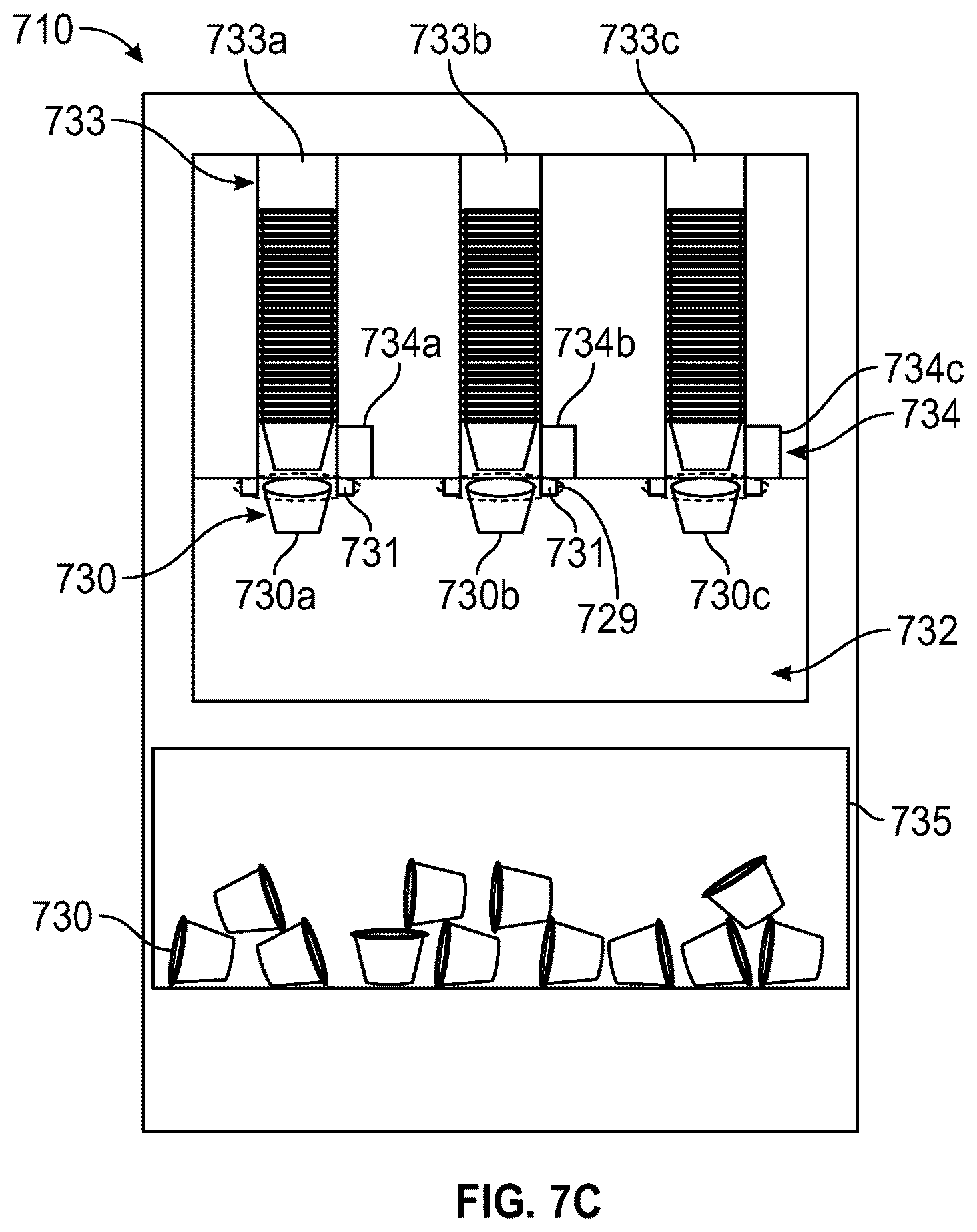 Patent US12318045 Figure 9 – Touchless food dispenser
