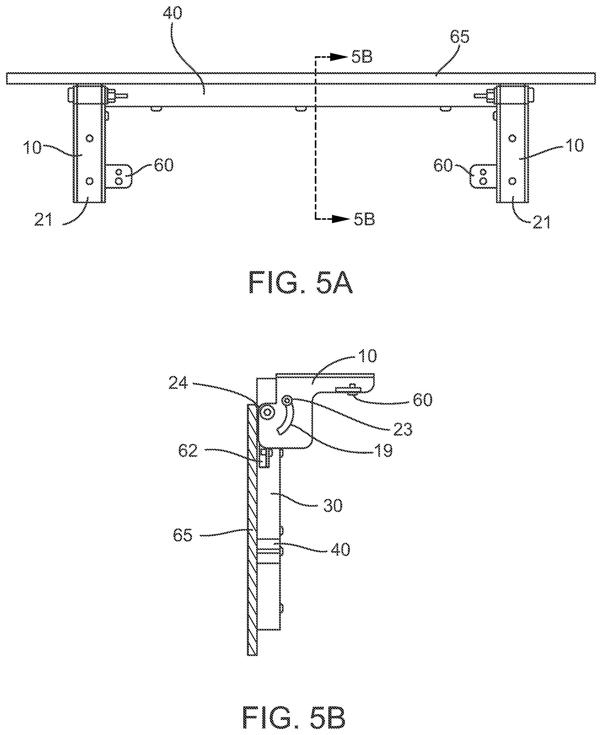 Patent US12318049 Figure 5 – Shower seat assembly