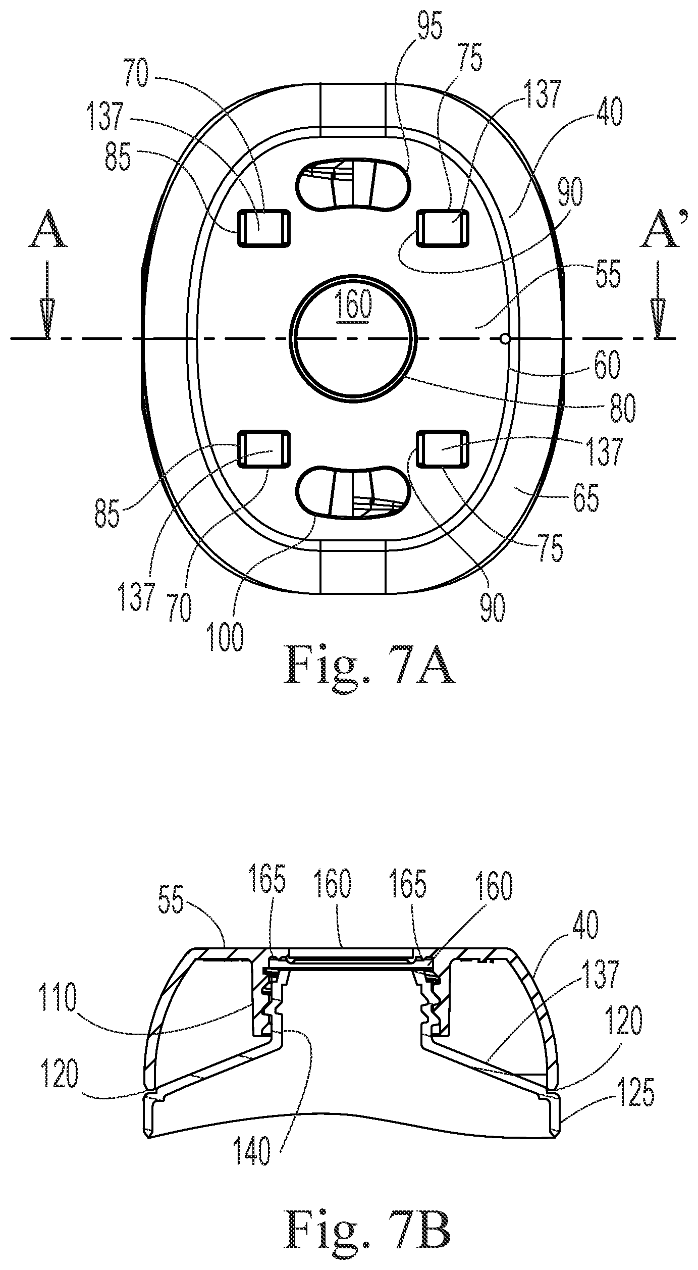 Patent US12318051 Figure 5 – Dispensing system for a floor treatment composition