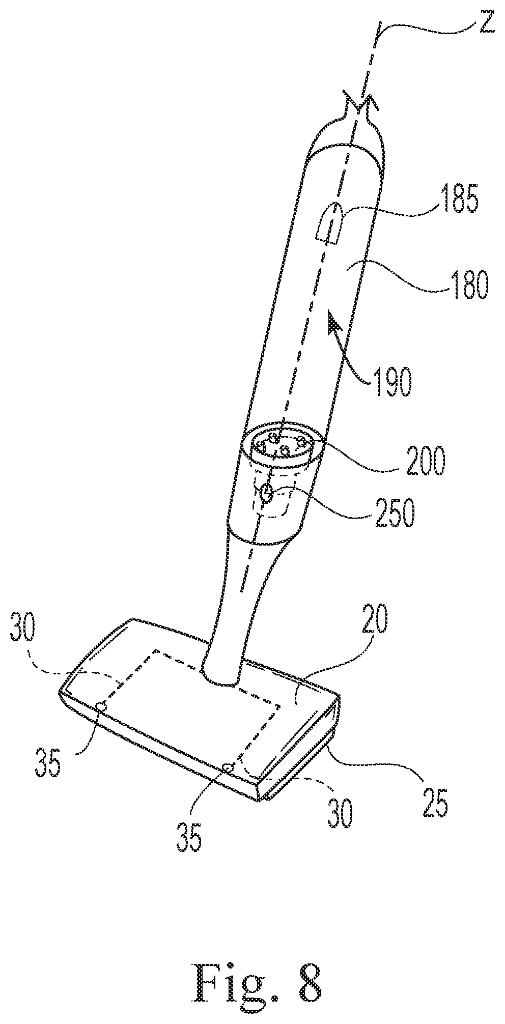 Patent US12318051 Figure 6 – Dispensing system for a floor treatment composition