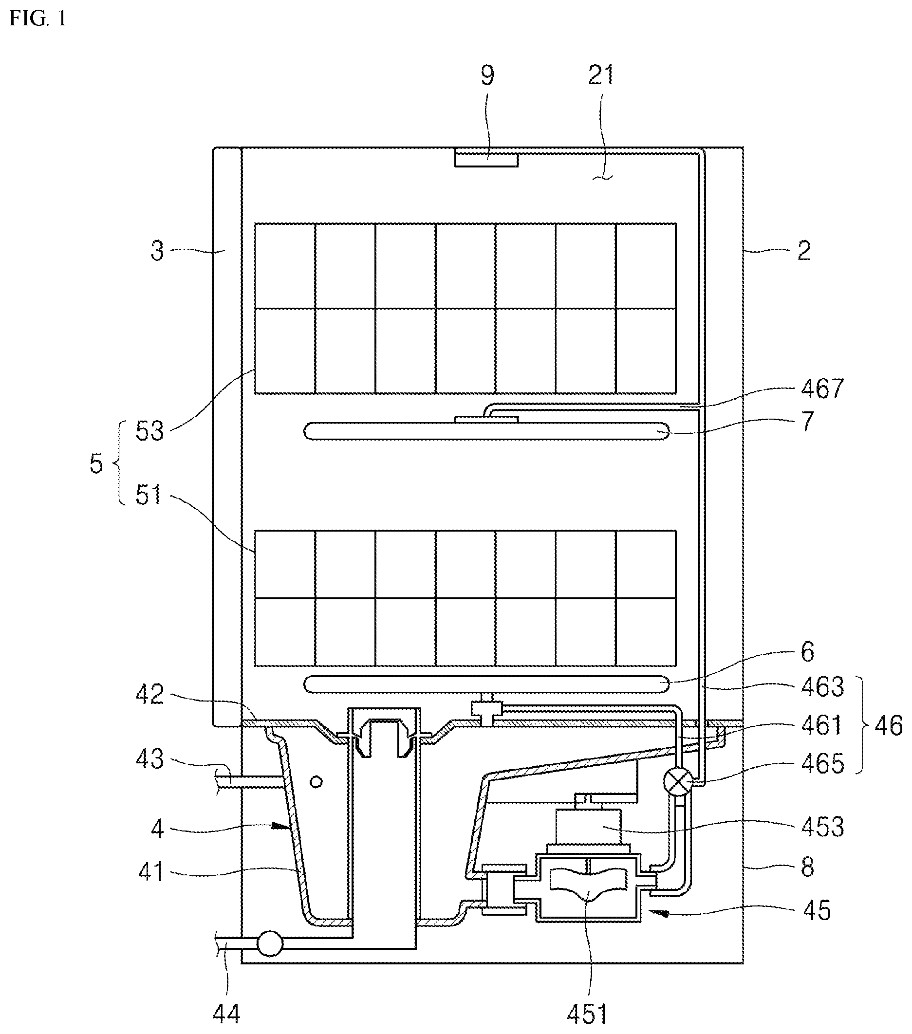Patent US12318052 Figure 1 – Control method of dishwasher
