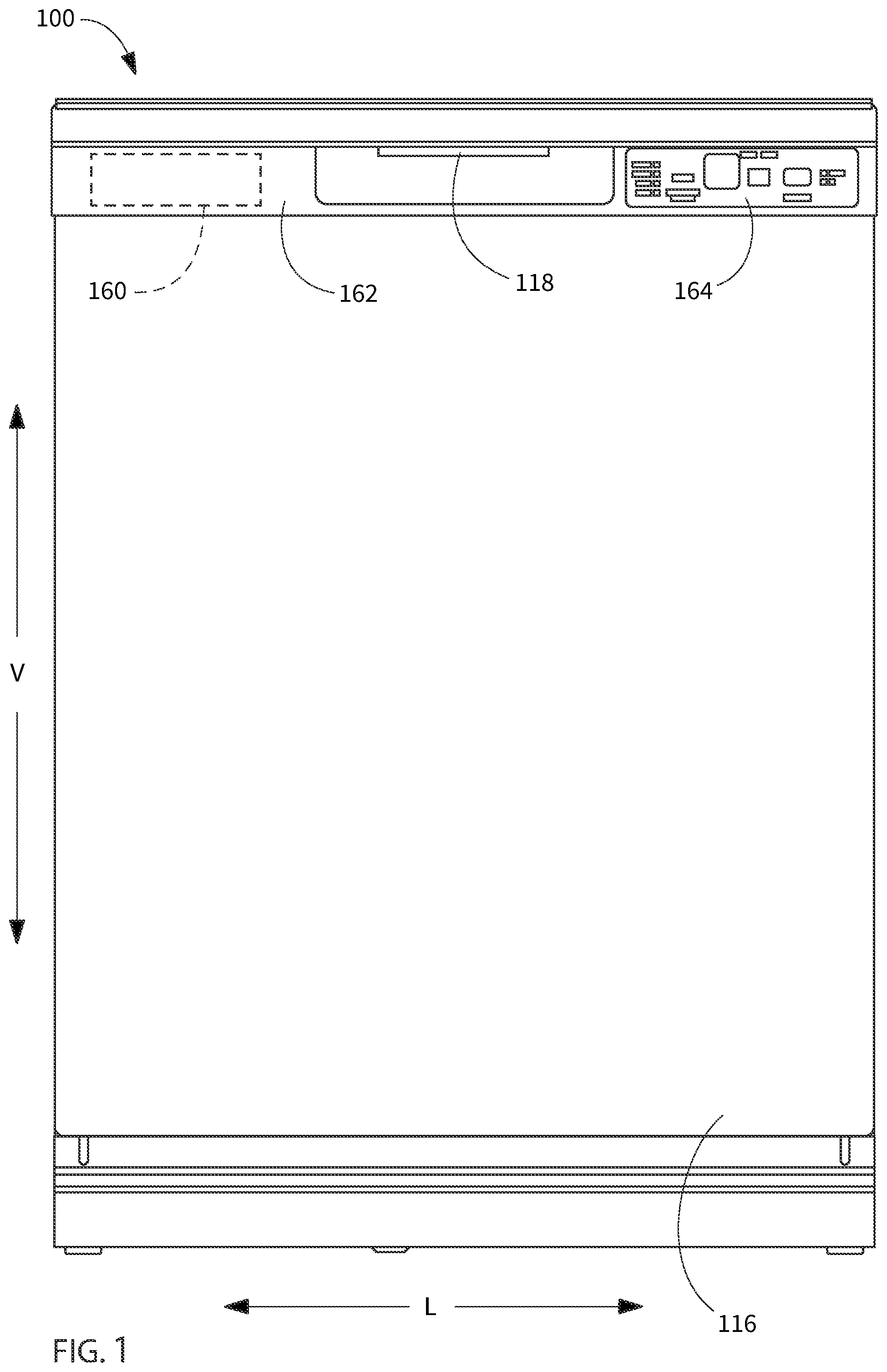 Patent US12318053 Figure 1 – Dishwashing appliance audio monitoring