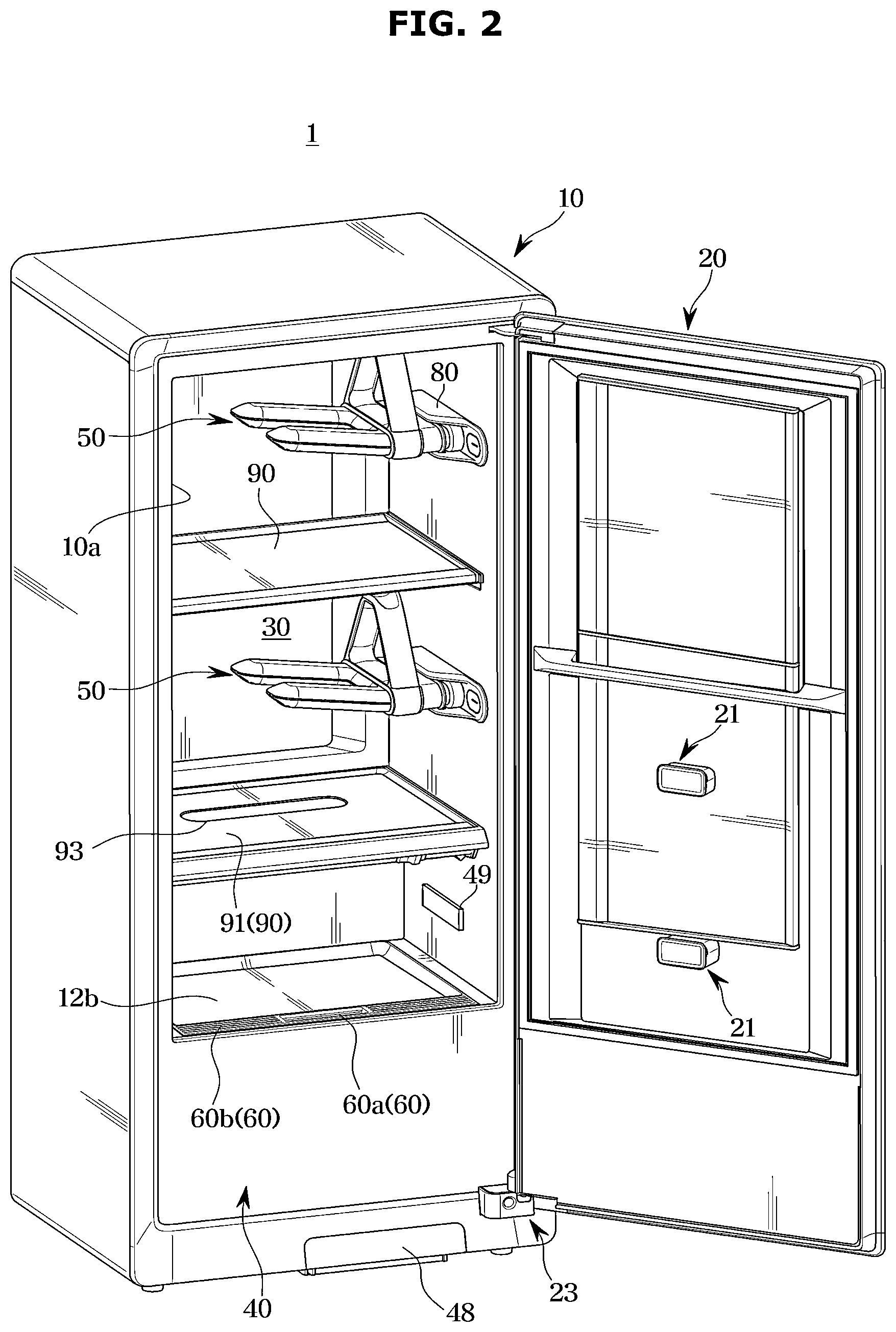 Patent US12318055 Figure 2 – Shoe care apparatus and method of controlling the same