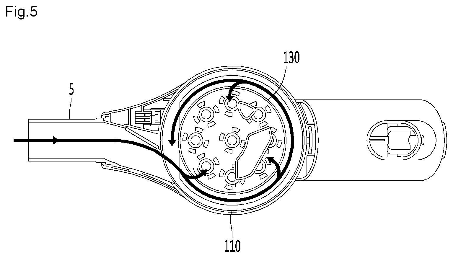 Patent US12318056 Figure 5 – Cleaner