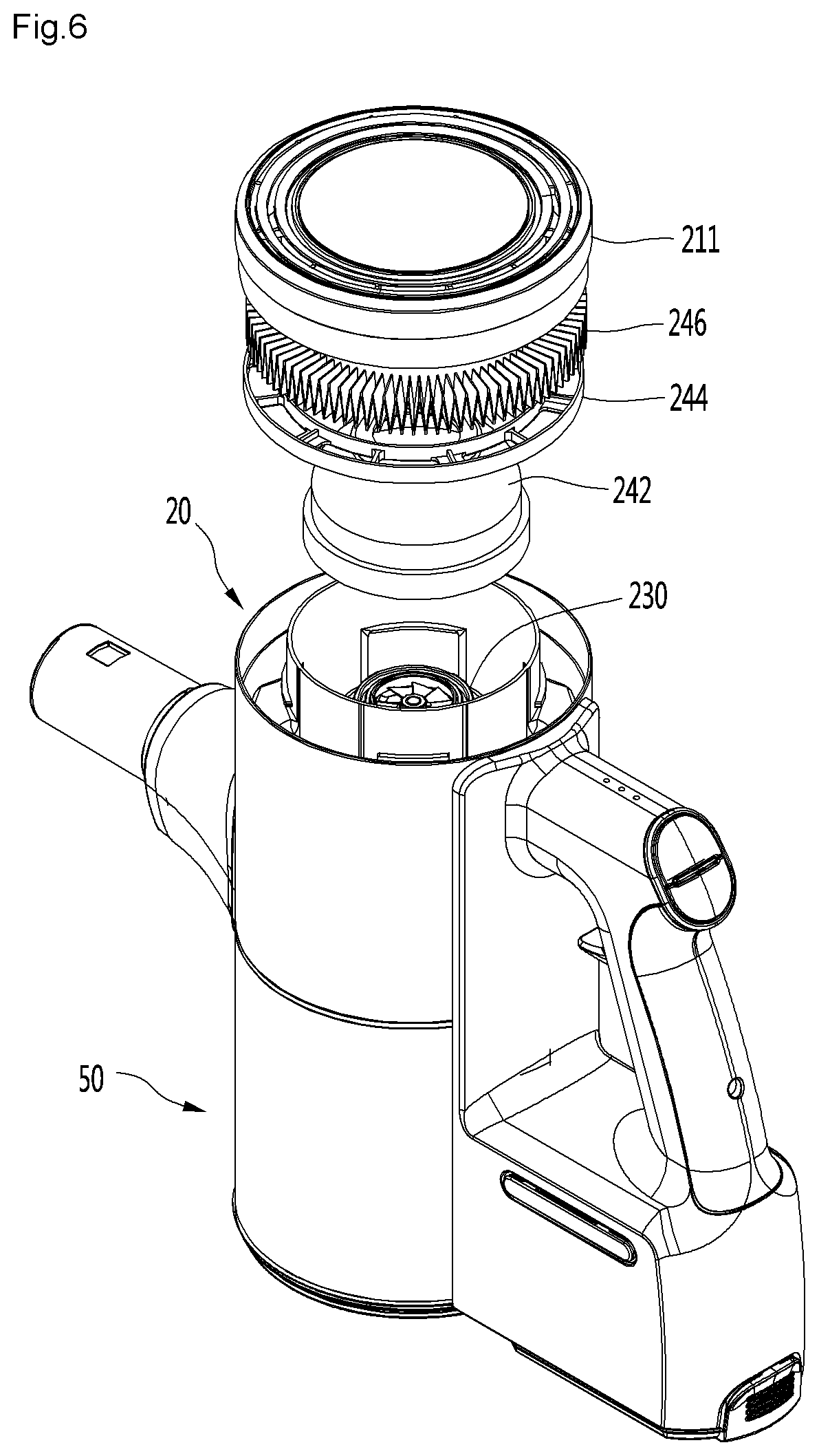 Patent US12318056 Figure 6 – Cleaner