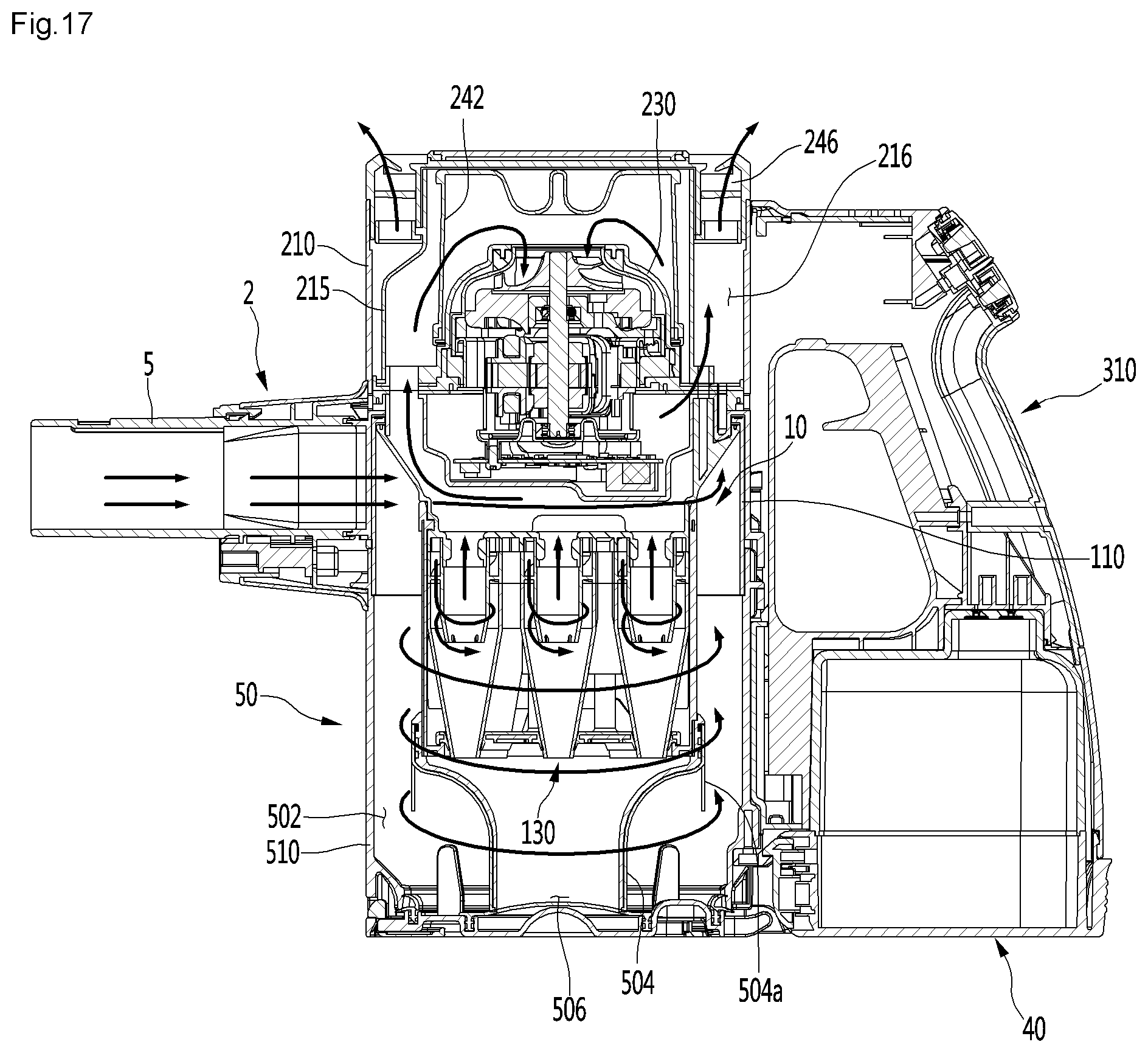 Patent US12318056 Figure 17 – Cleaner