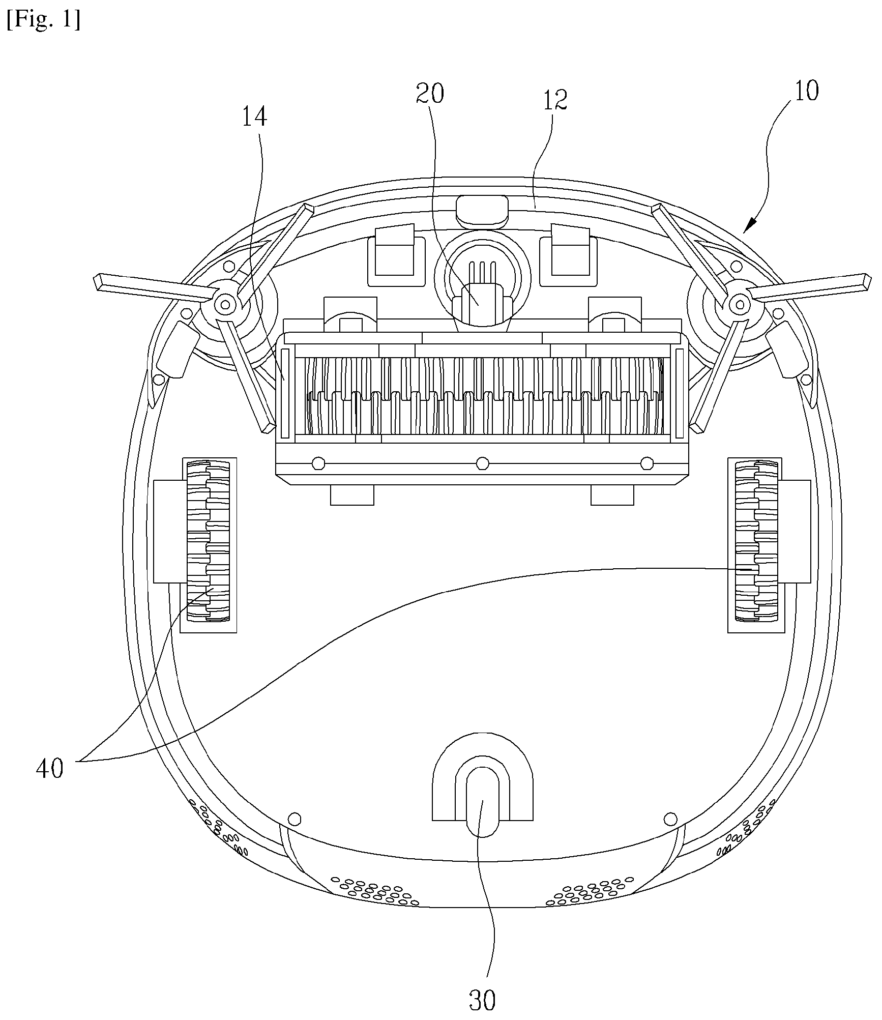 Patent US12318057 — Robot cleaner — Figure 1