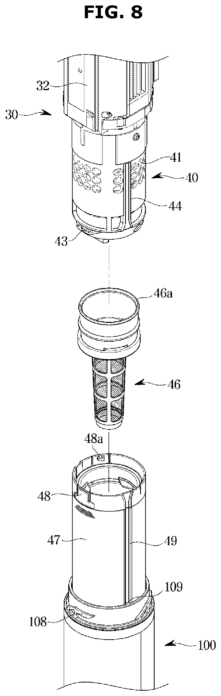 Patent US12318060 Figure 8 – Cleaner