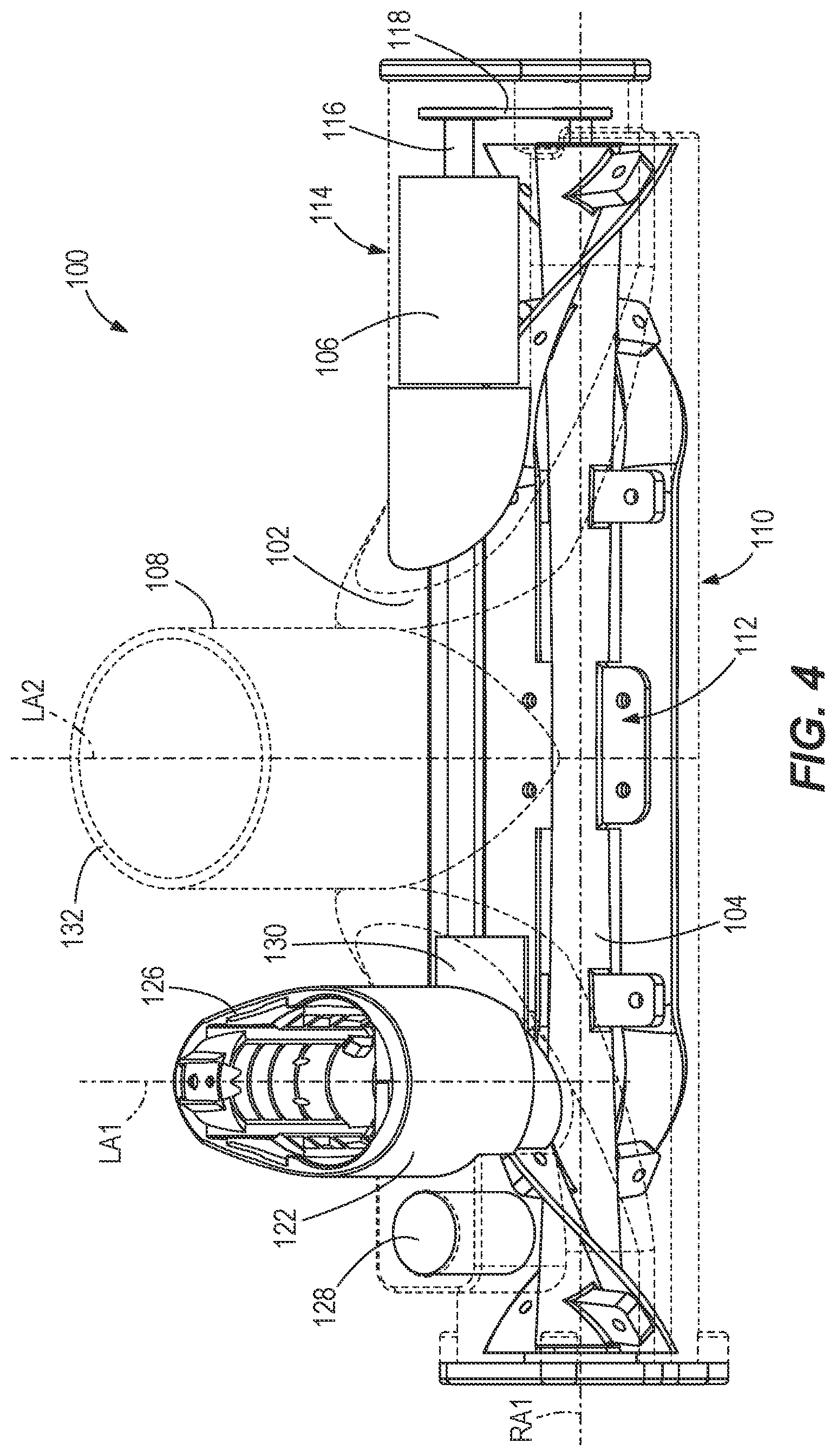 Patent US12318061 Figure 4 – Floor tool attachment for use with vacuum cleaner
