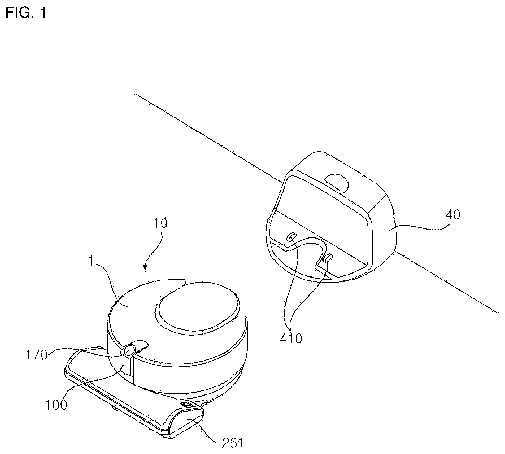Patent US12318062 Figure 1 – Mobile robot and control method therefor