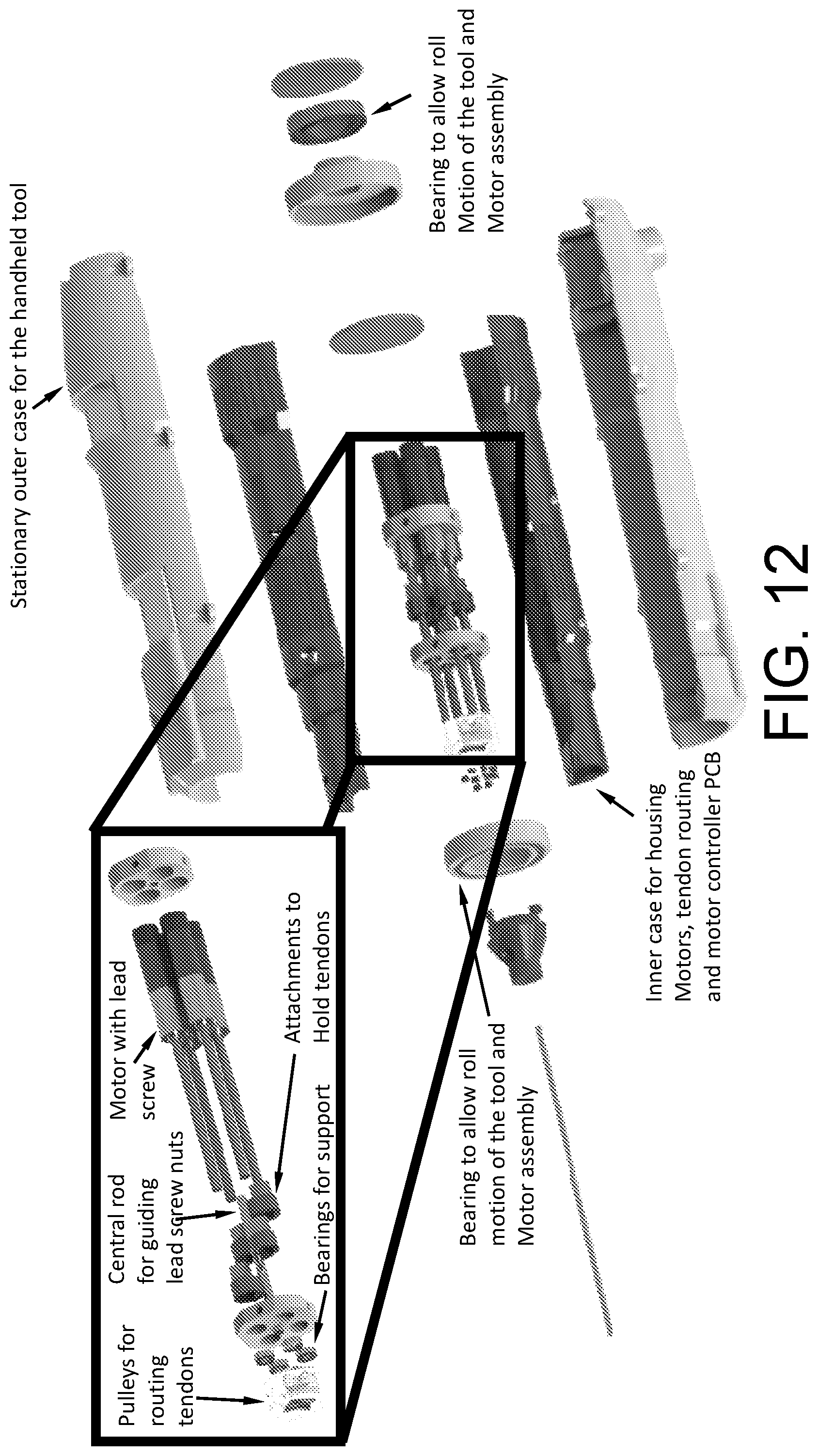 Patent US12318067 Figure 5 – Steerable and flexible robotic endoscopic tools for minimally invasive procedures