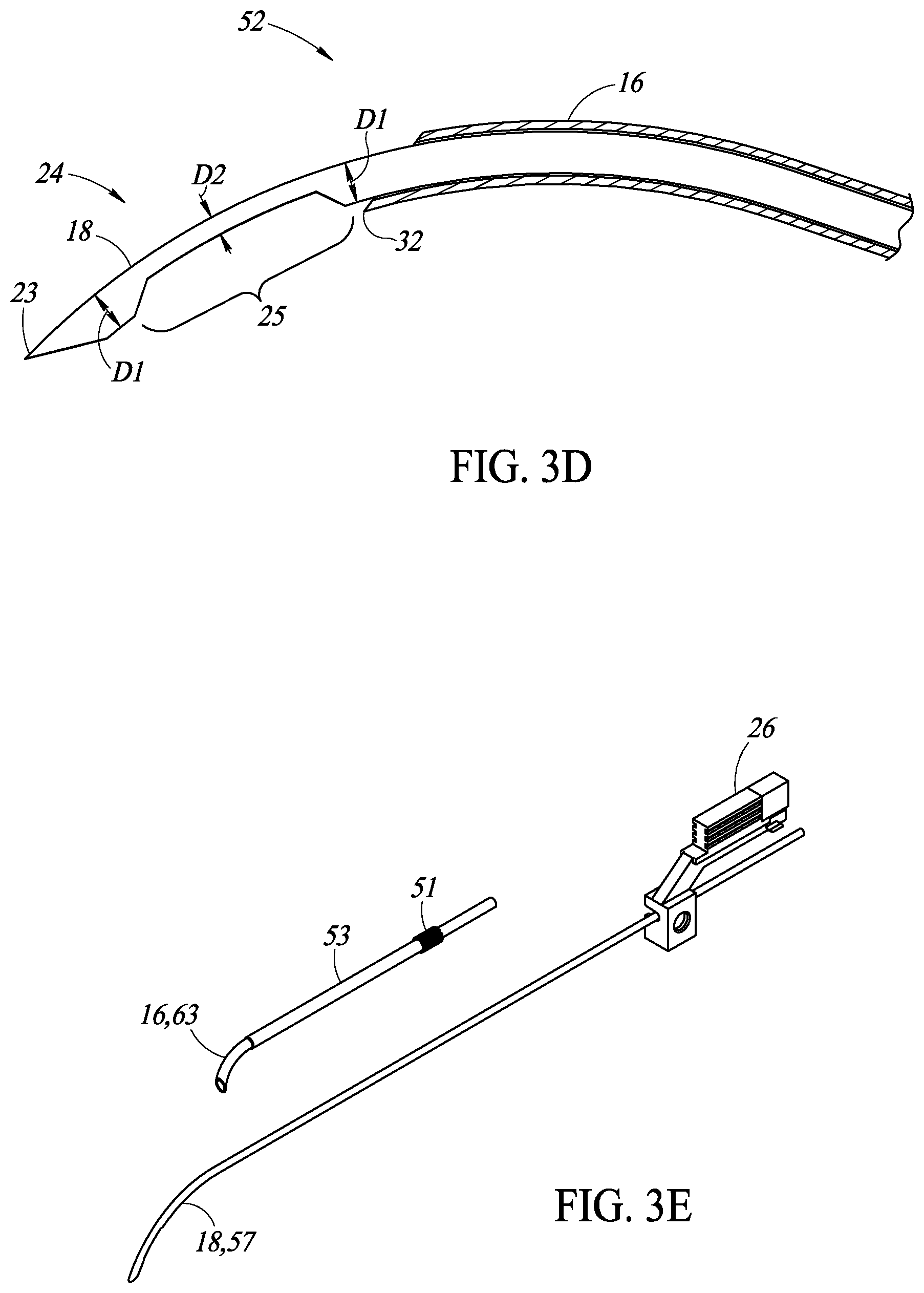 Patent US12318076 Figure 5 – Curved needle core biopsy system