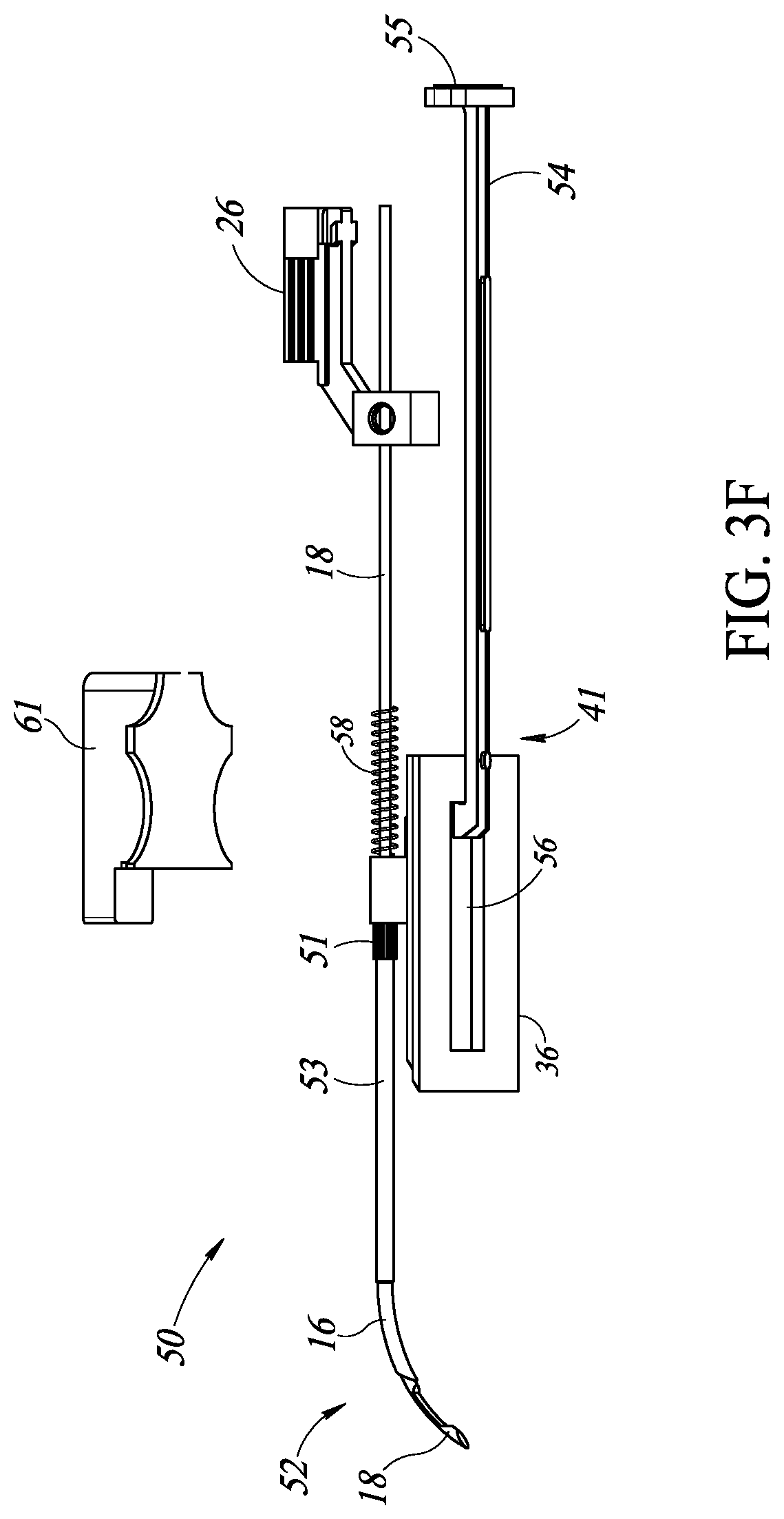 Patent US12318076 Figure 6 – Curved needle core biopsy system