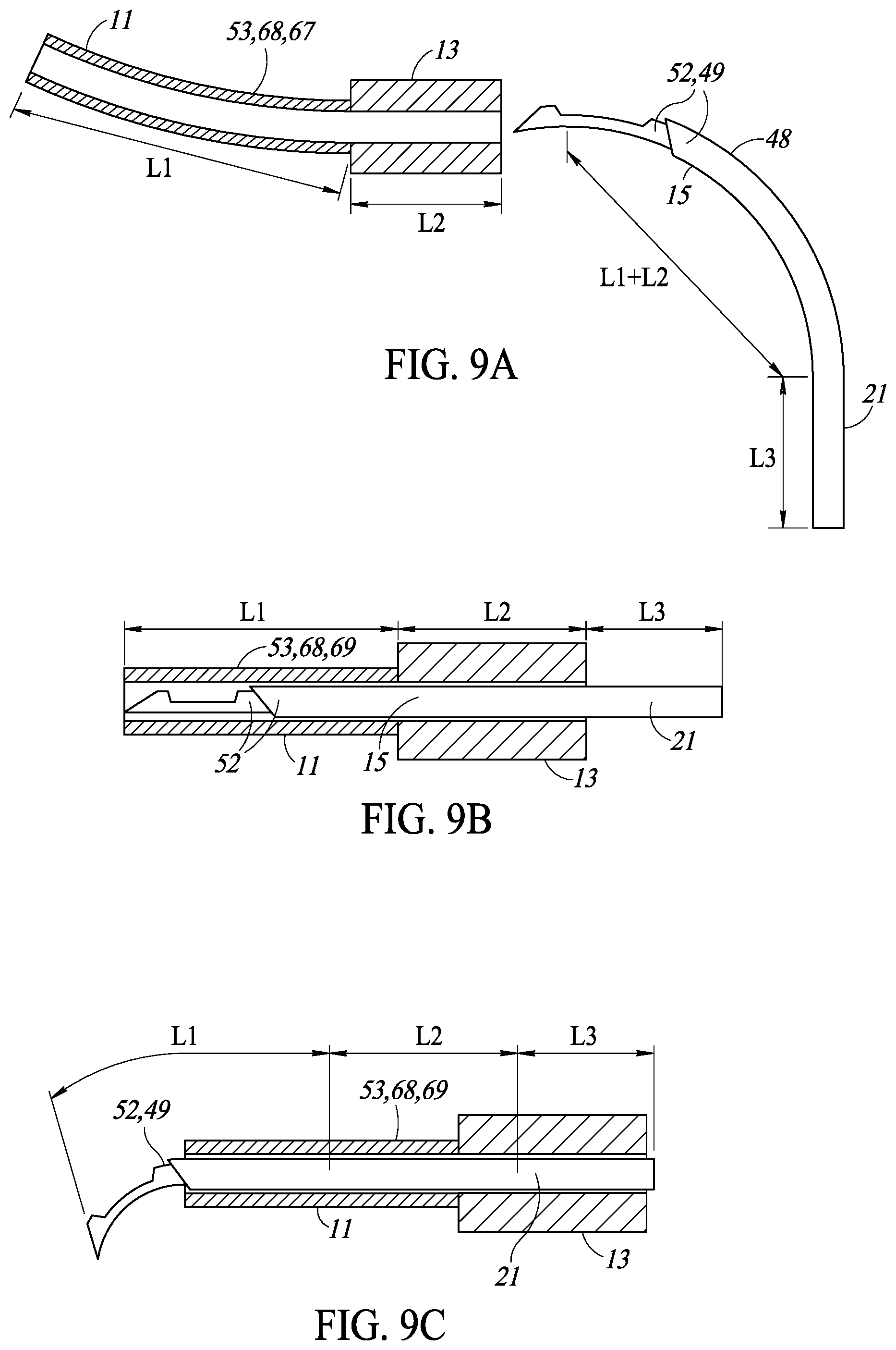 Patent US12318076 Figure 11 – Curved needle core biopsy system